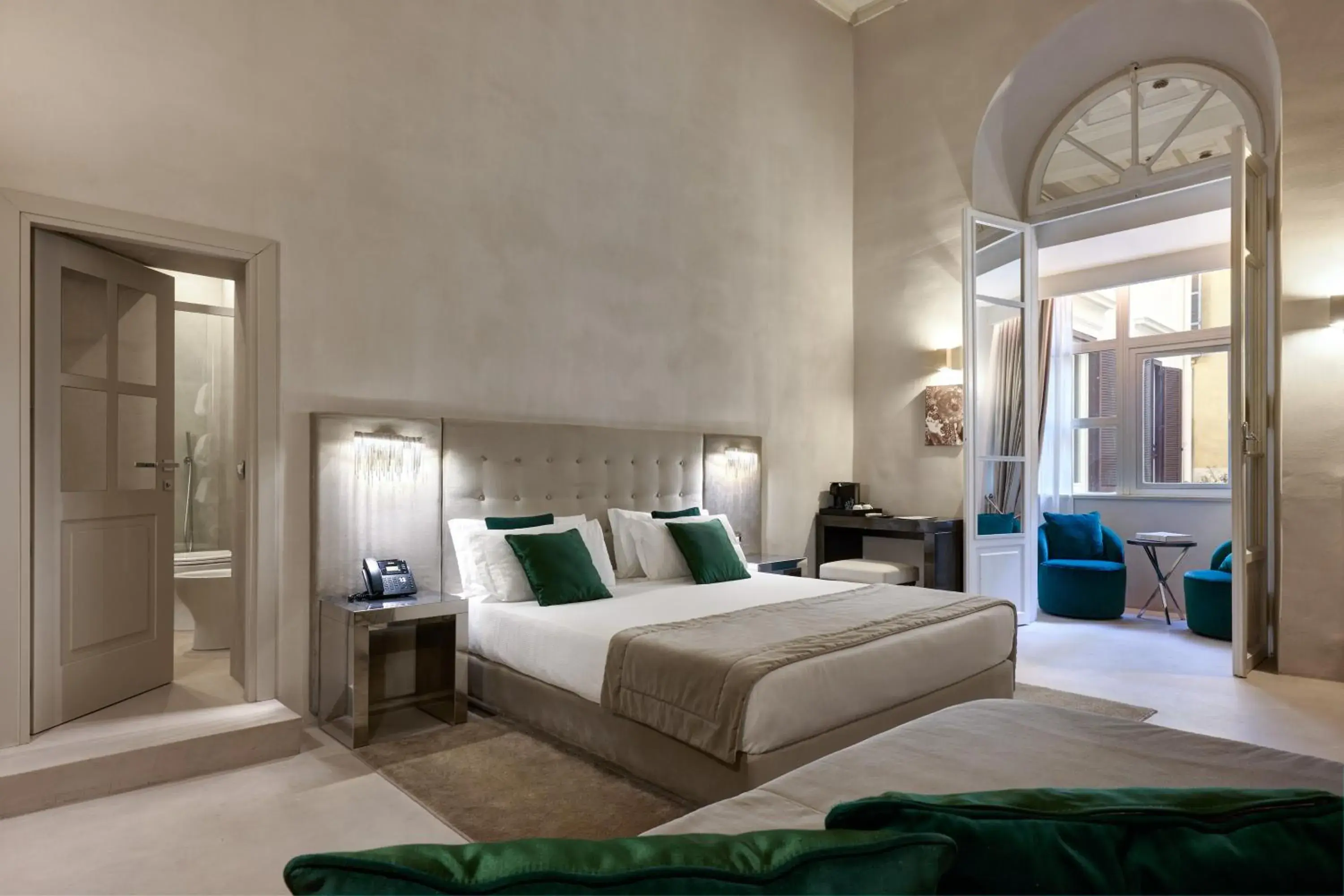 Bed in Terrace Pantheon Relais Bed in Terrace Pantheon Relais