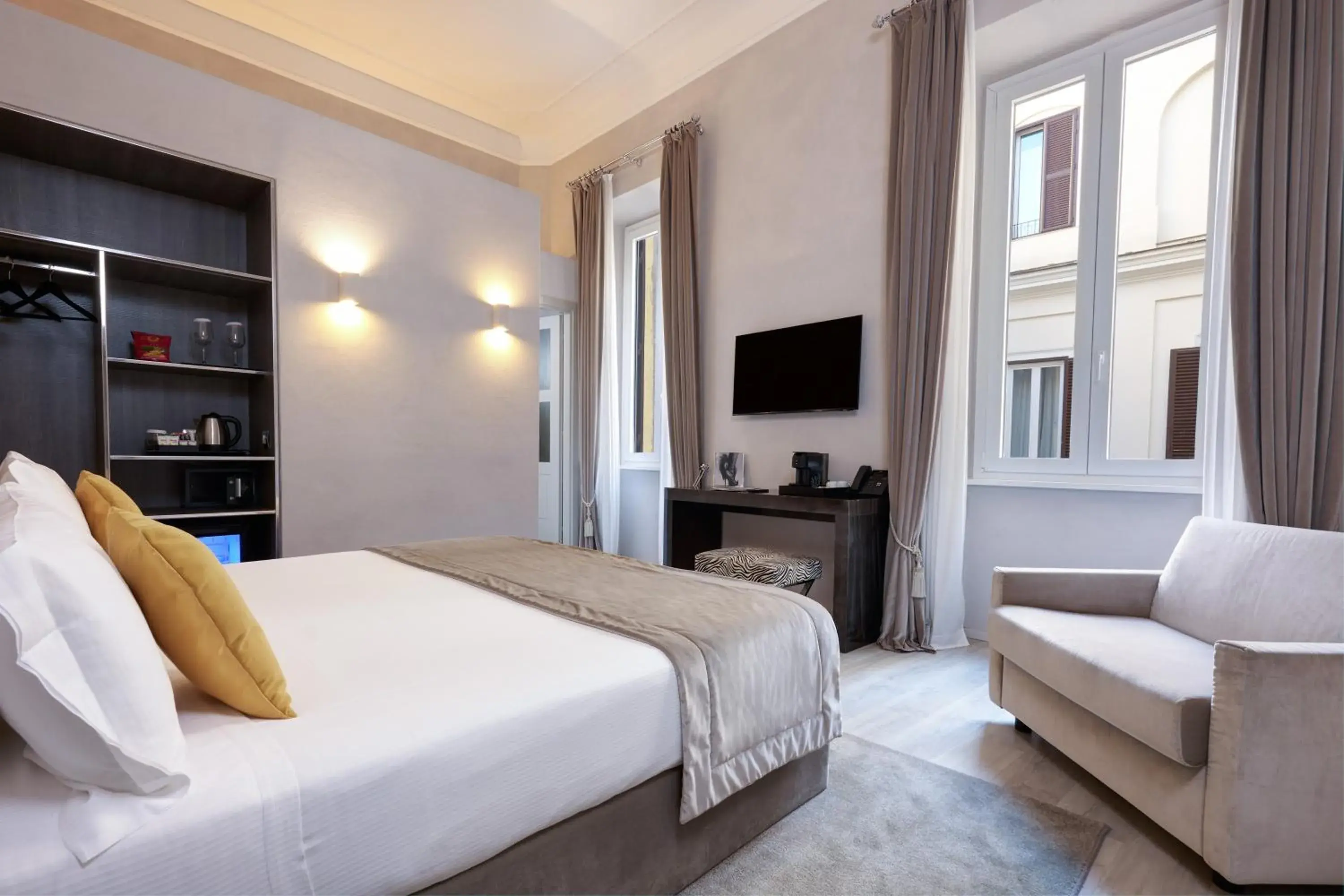 Bed in Terrace Pantheon Relais Bed in Terrace Pantheon Relais