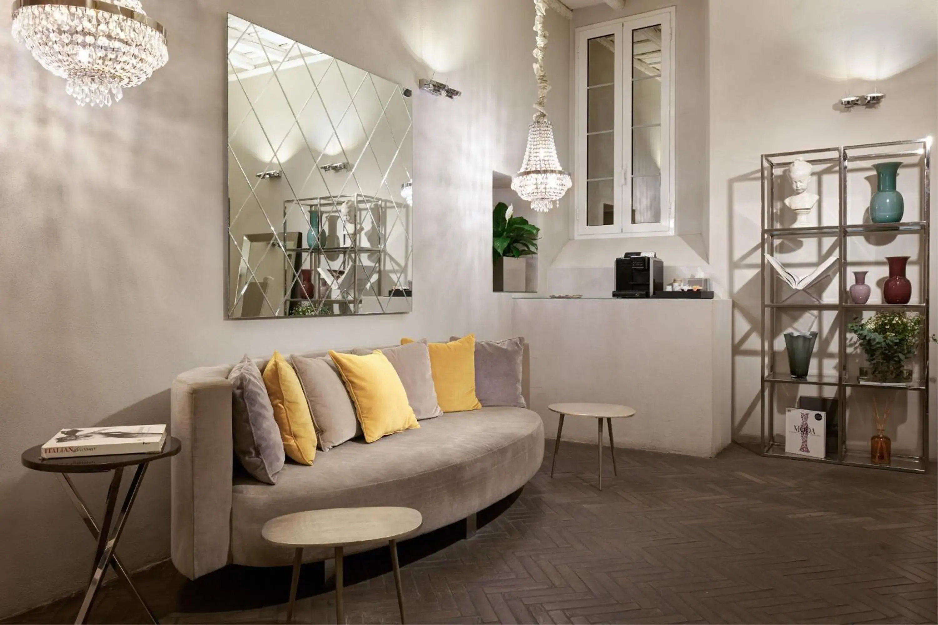 Lobby or reception in Terrace Pantheon Relais Lobby or reception in Terrace Pantheon Relais