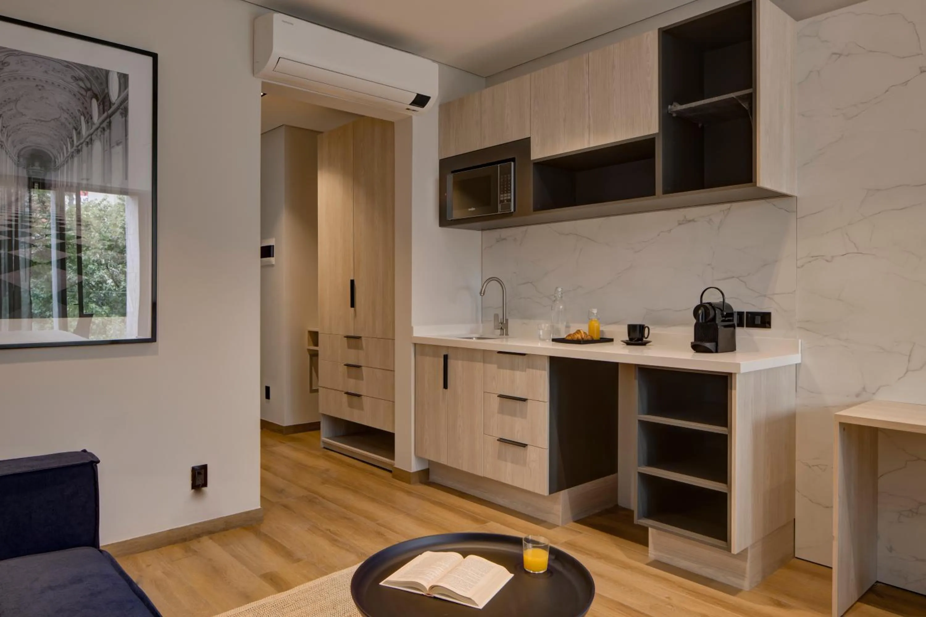 Kitchen or kitchenette in Vuestro Hotel Boutique
