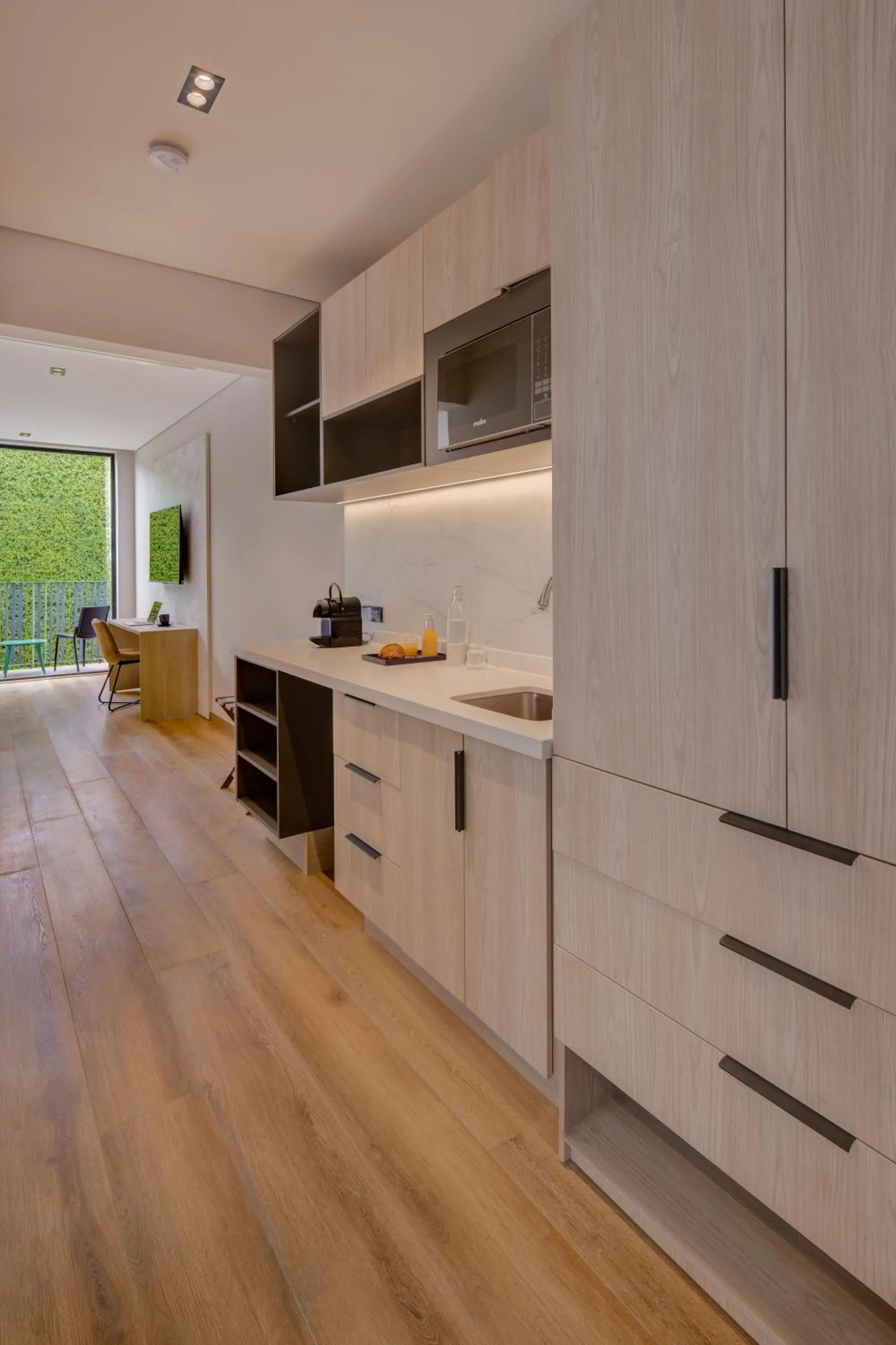 Kitchen or kitchenette in Vuestro Hotel Boutique