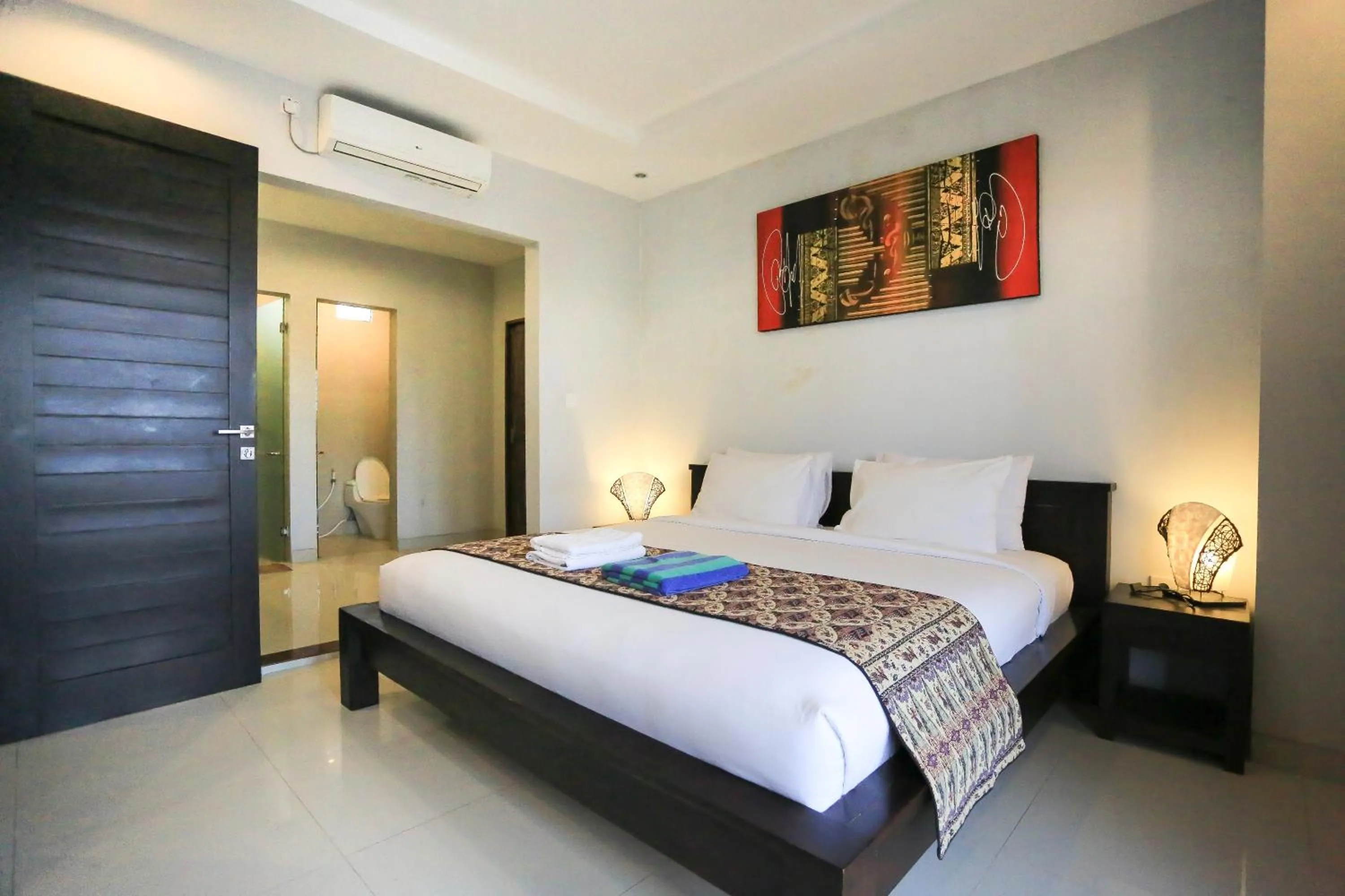 Bed in Nyoman Villa Sanur