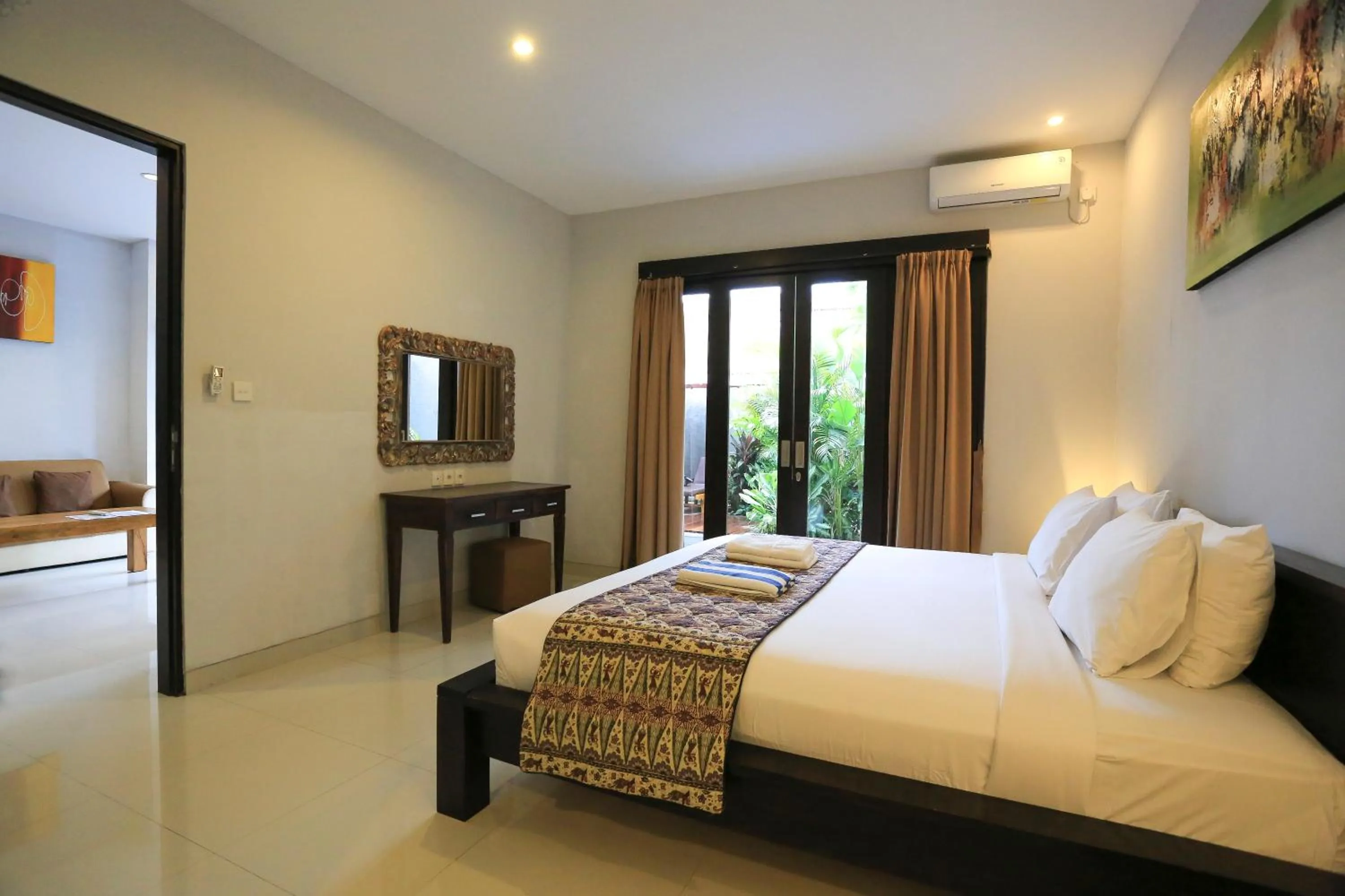 Bed in Nyoman Villa Sanur