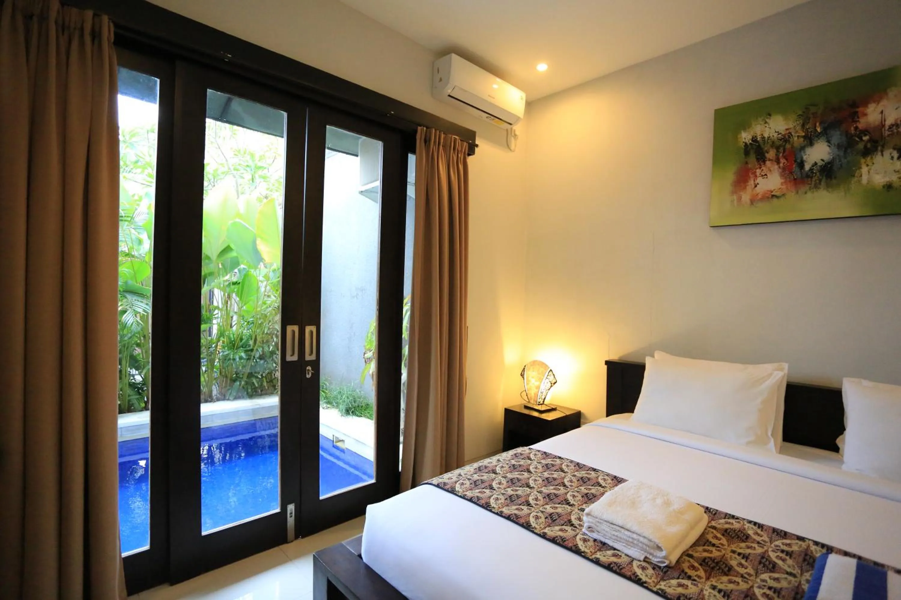 Bed in Nyoman Villa Sanur