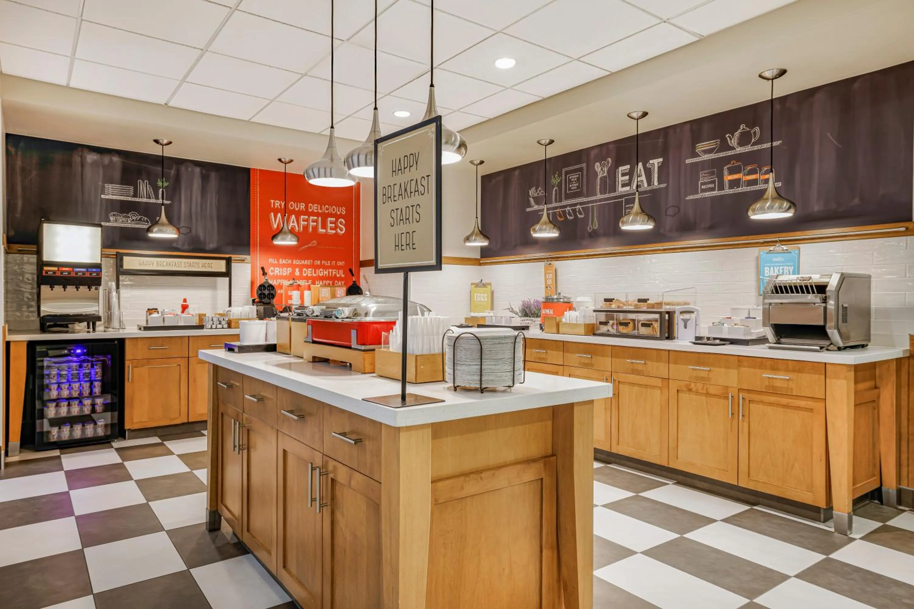 Buffet breakfast in Hampton Inn & Suites Dallas/Plano-East