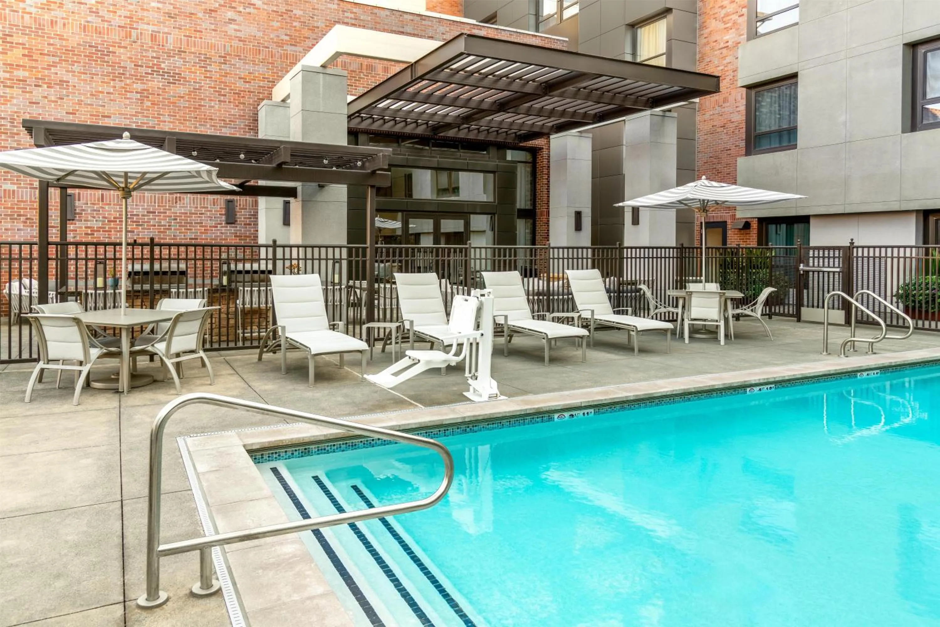 Pool view in Homewood Suites by Hilton Palo Alto