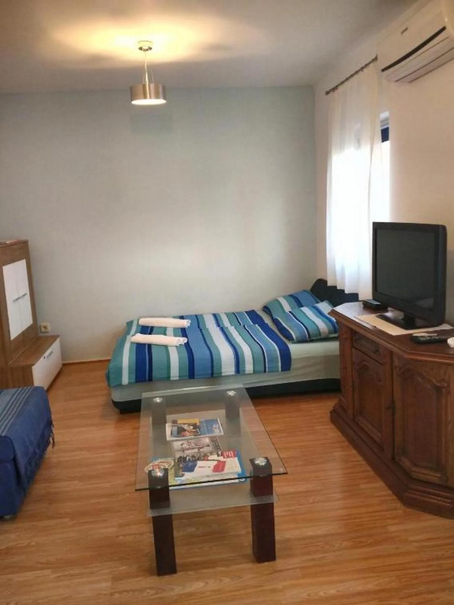 Living room, Bed in Apartments Vala