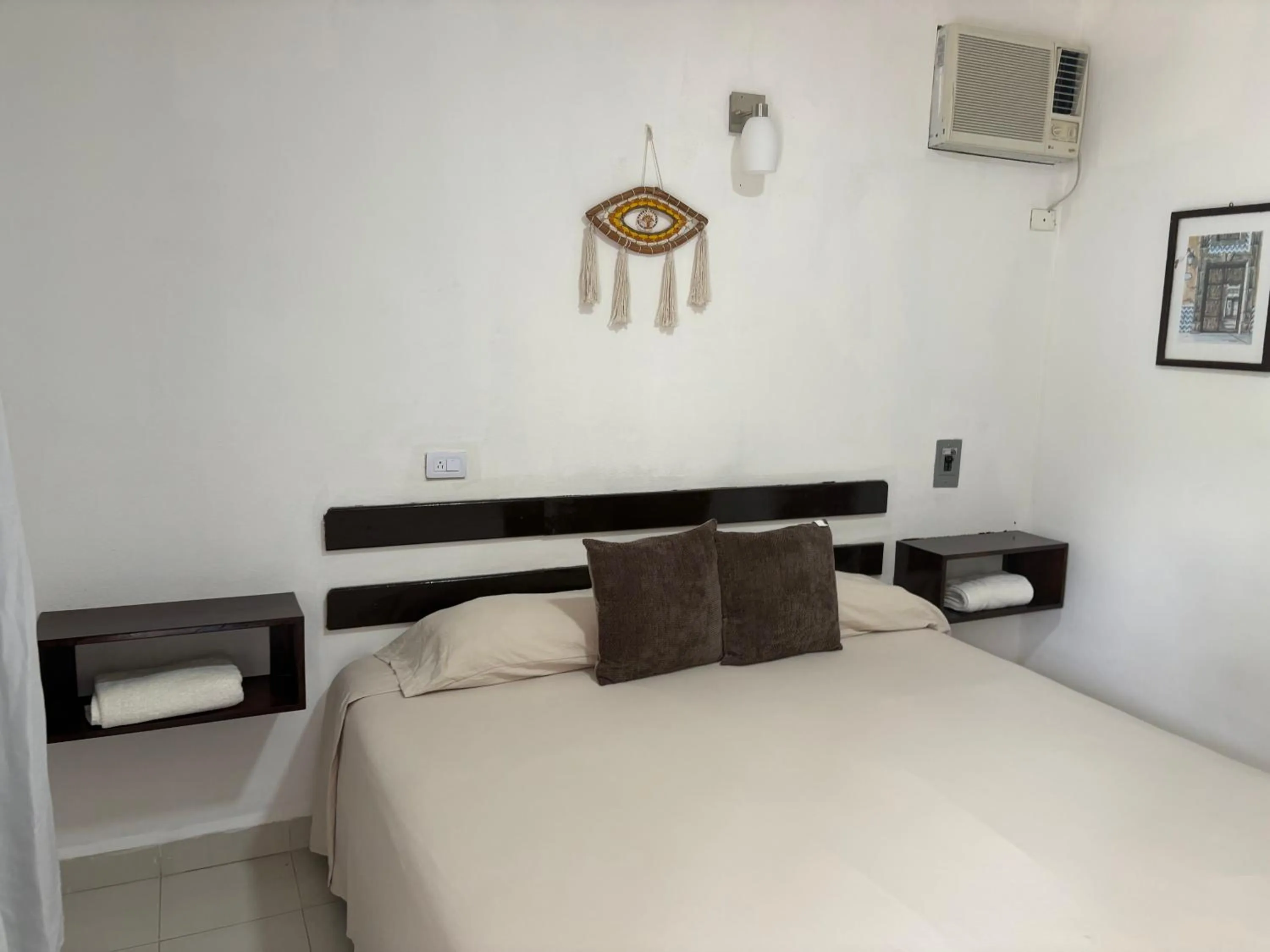 Bed in Hotel Quiloma Ranch