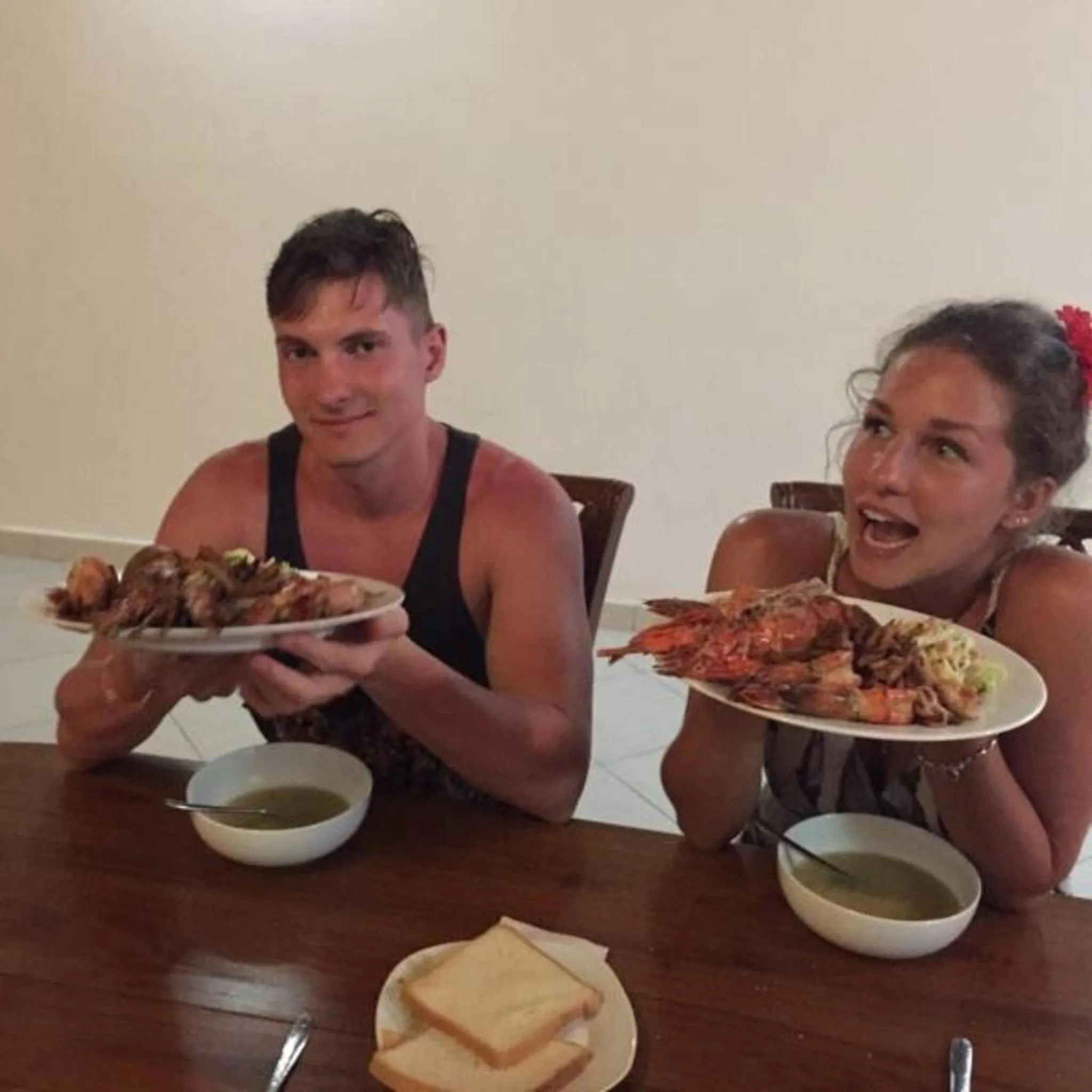 Dinner in Methira Villa