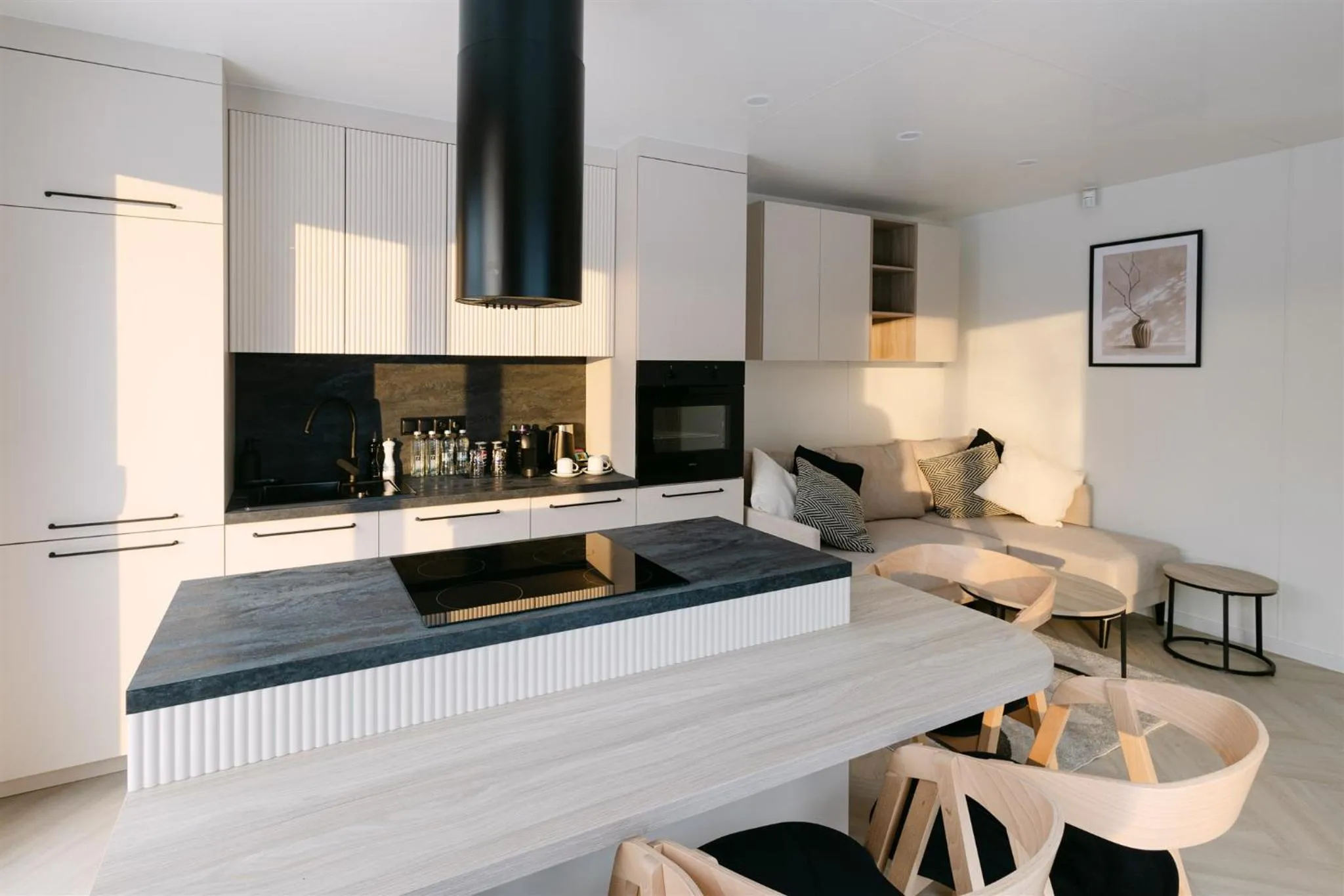 Kitchen or kitchenette in Aspen Prime Ski & Bike Resort - basen, sauna, jacuzzi, siłownia w cenie pobytu