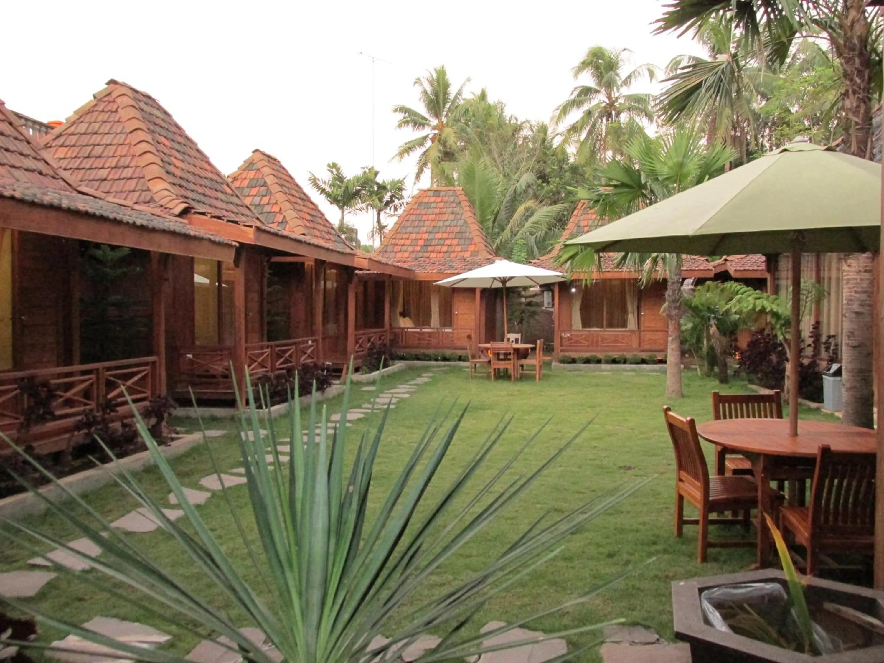 Garden view in Cempaka Villa