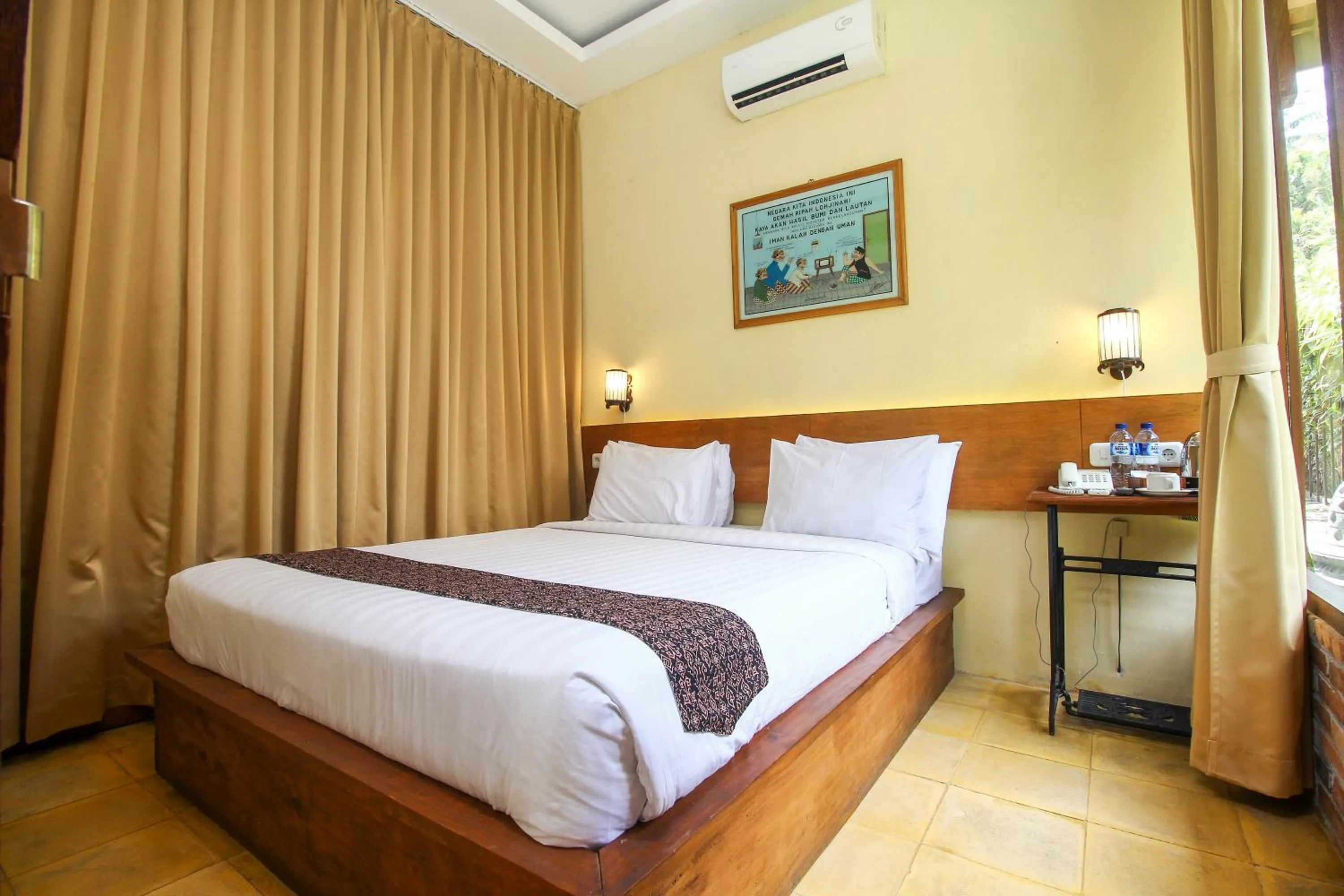 Bed in Cempaka Villa