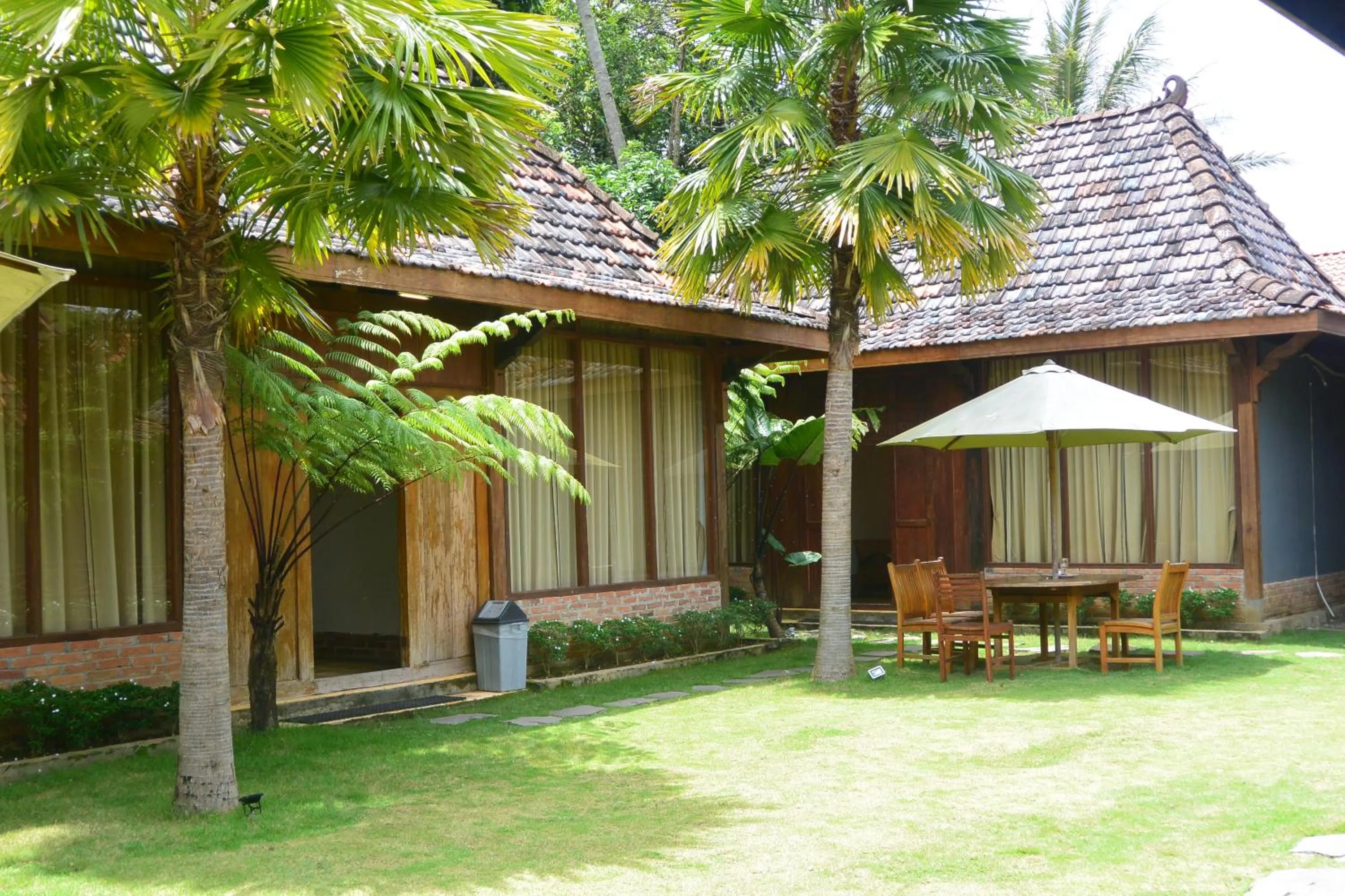 Bed in Cempaka Villa