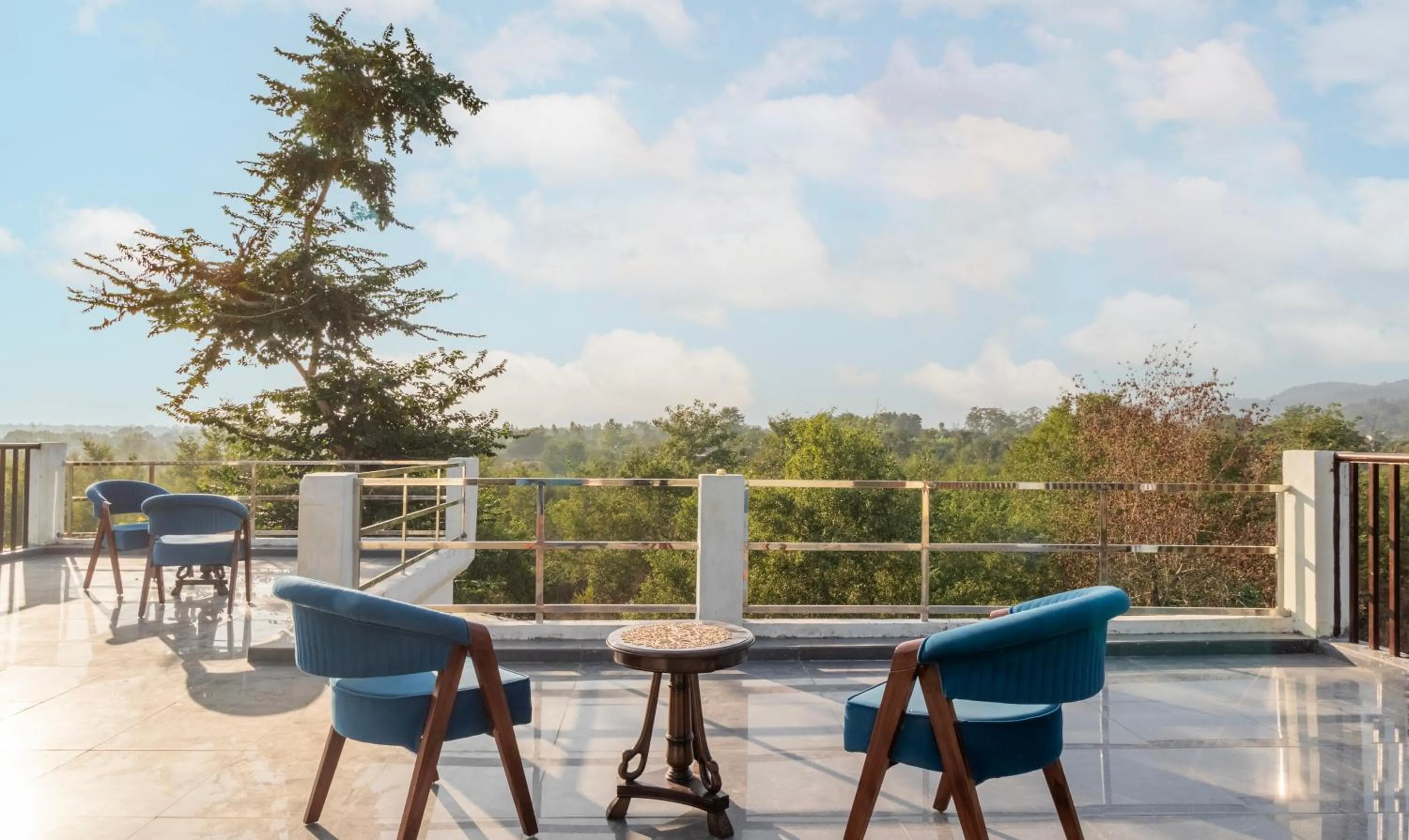 Balcony/Terrace in Treebo Corbett Hideout Dada'S