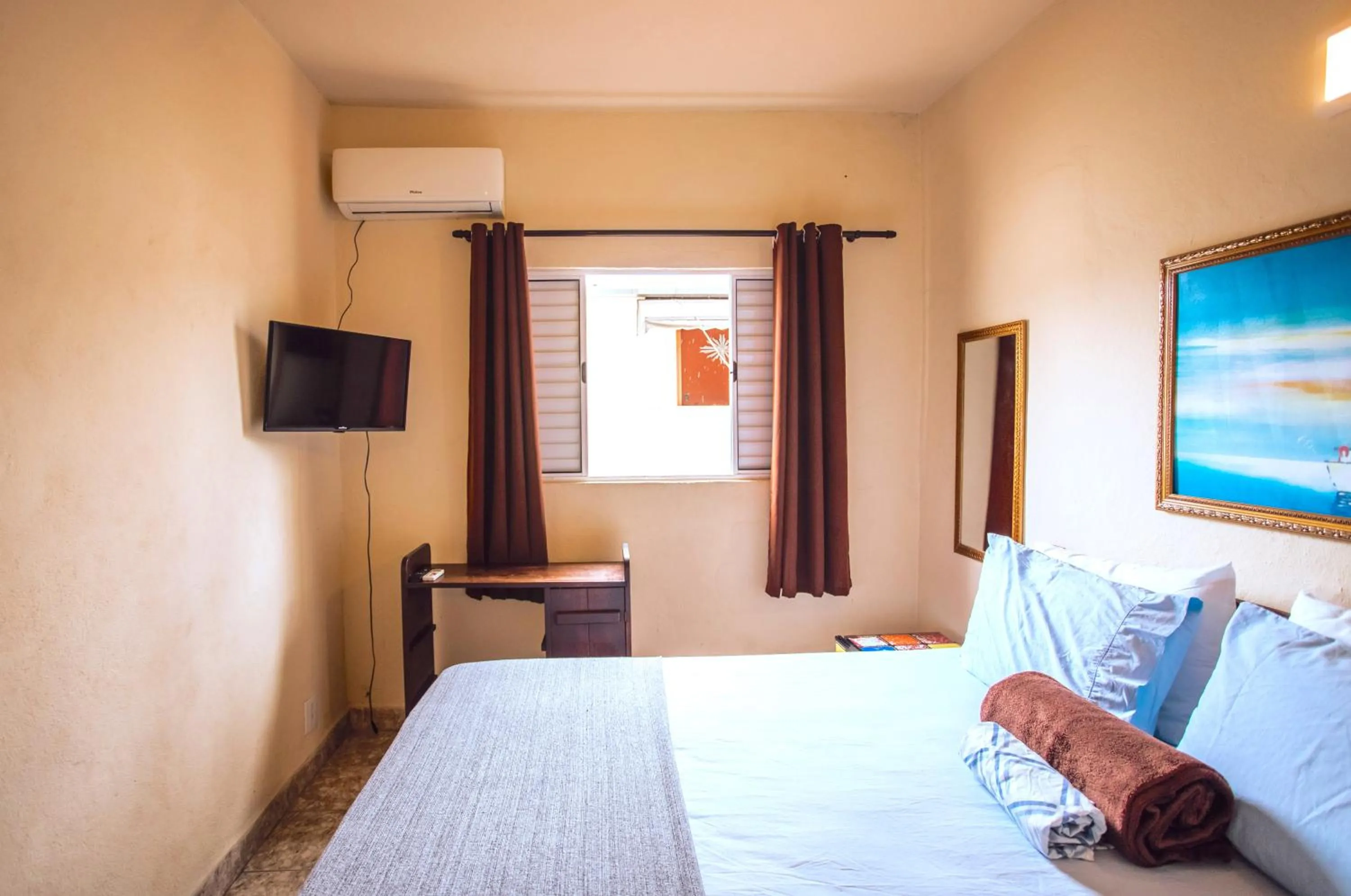 Bed in VELINN Pousada Praia do Perequê