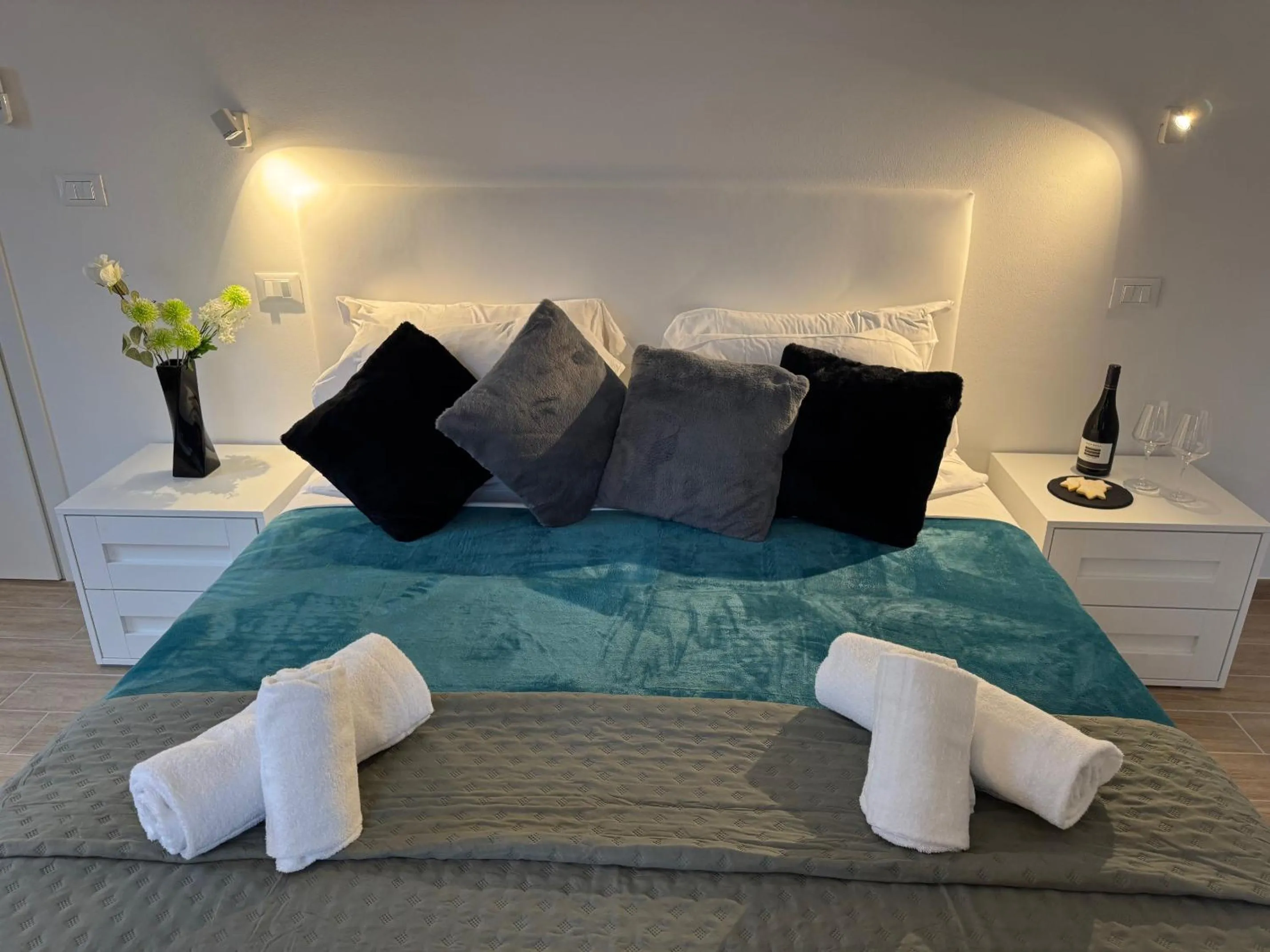 Bed in Albergo Tenco by Bottega