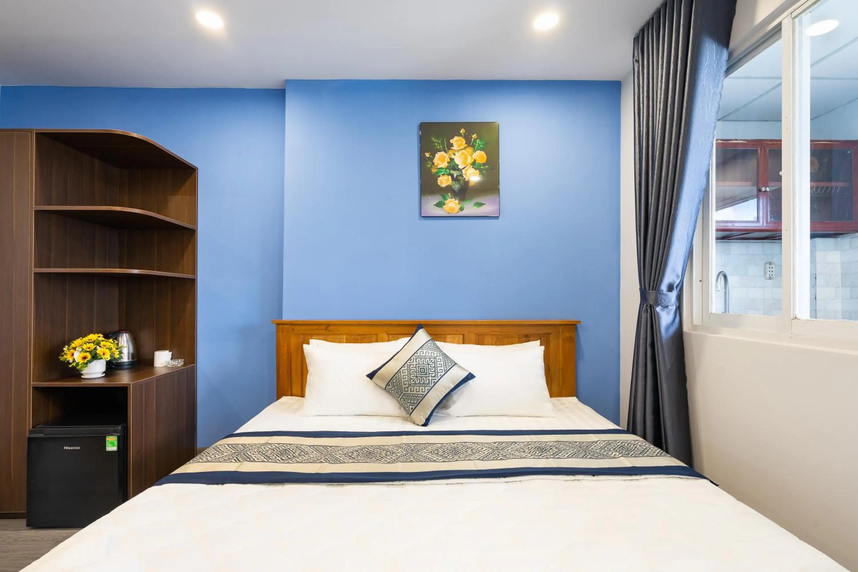 Bed in Green Airport Hotel