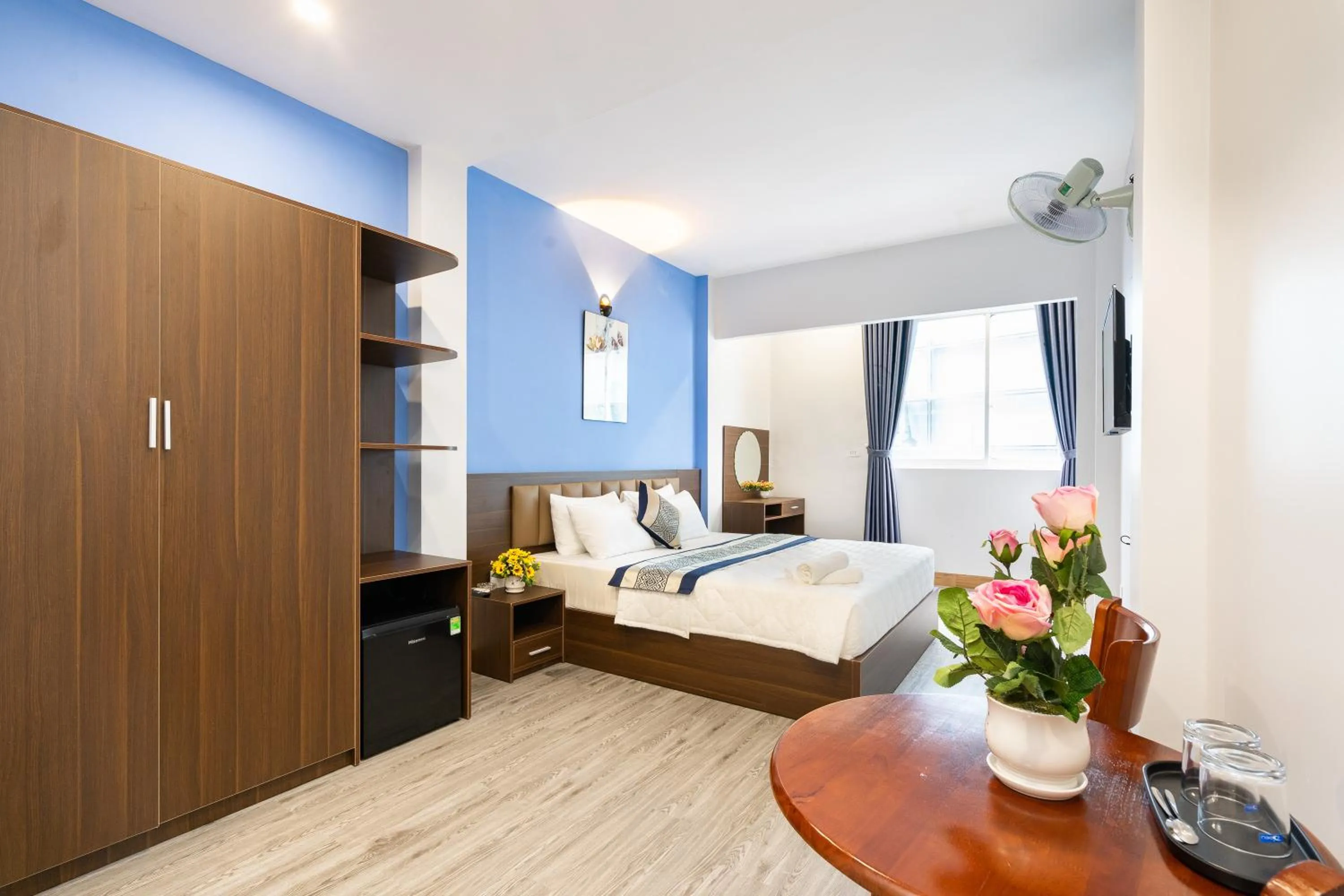 Bed in Green Airport Hotel