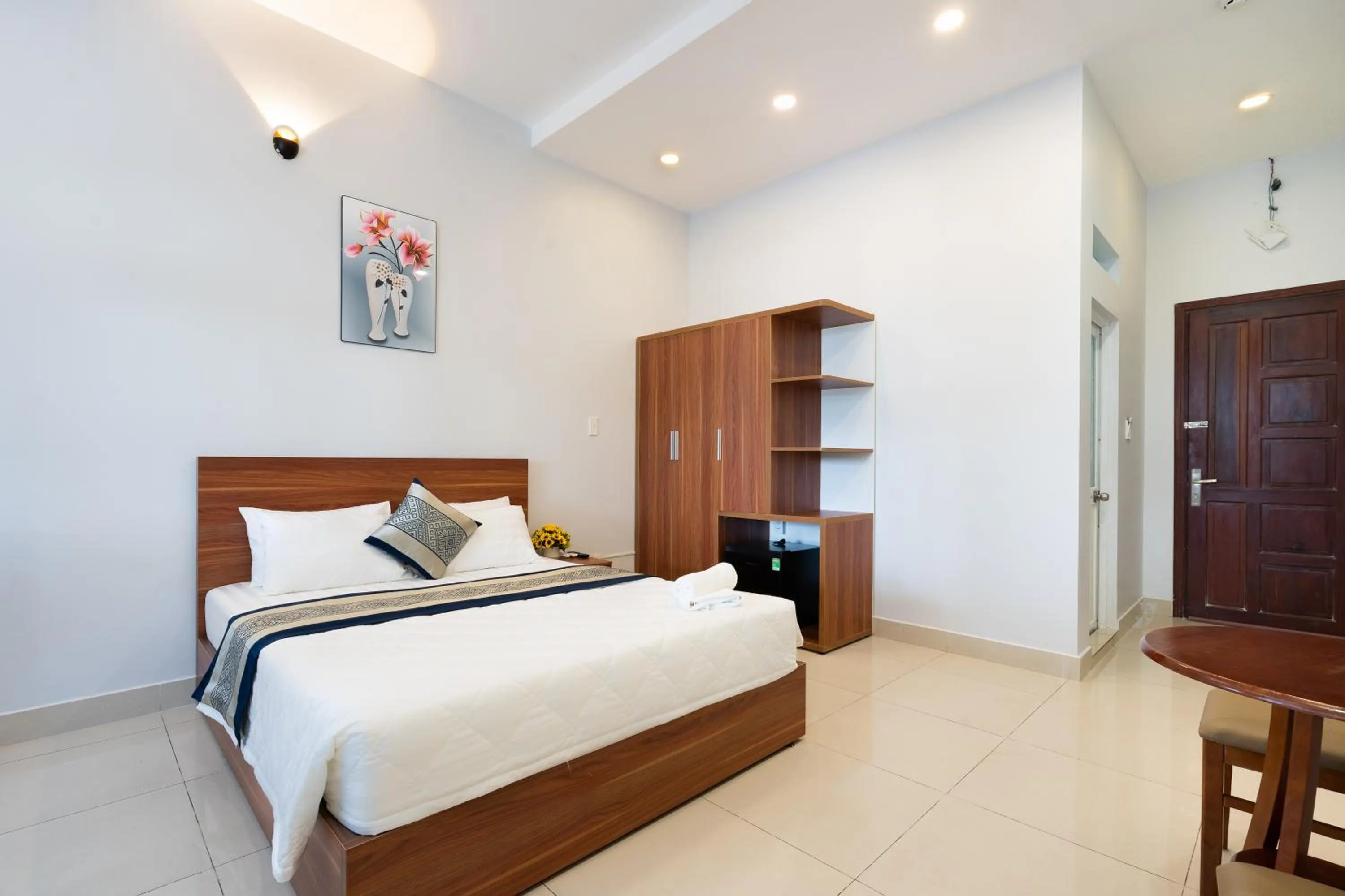 Bed in Green Airport Hotel