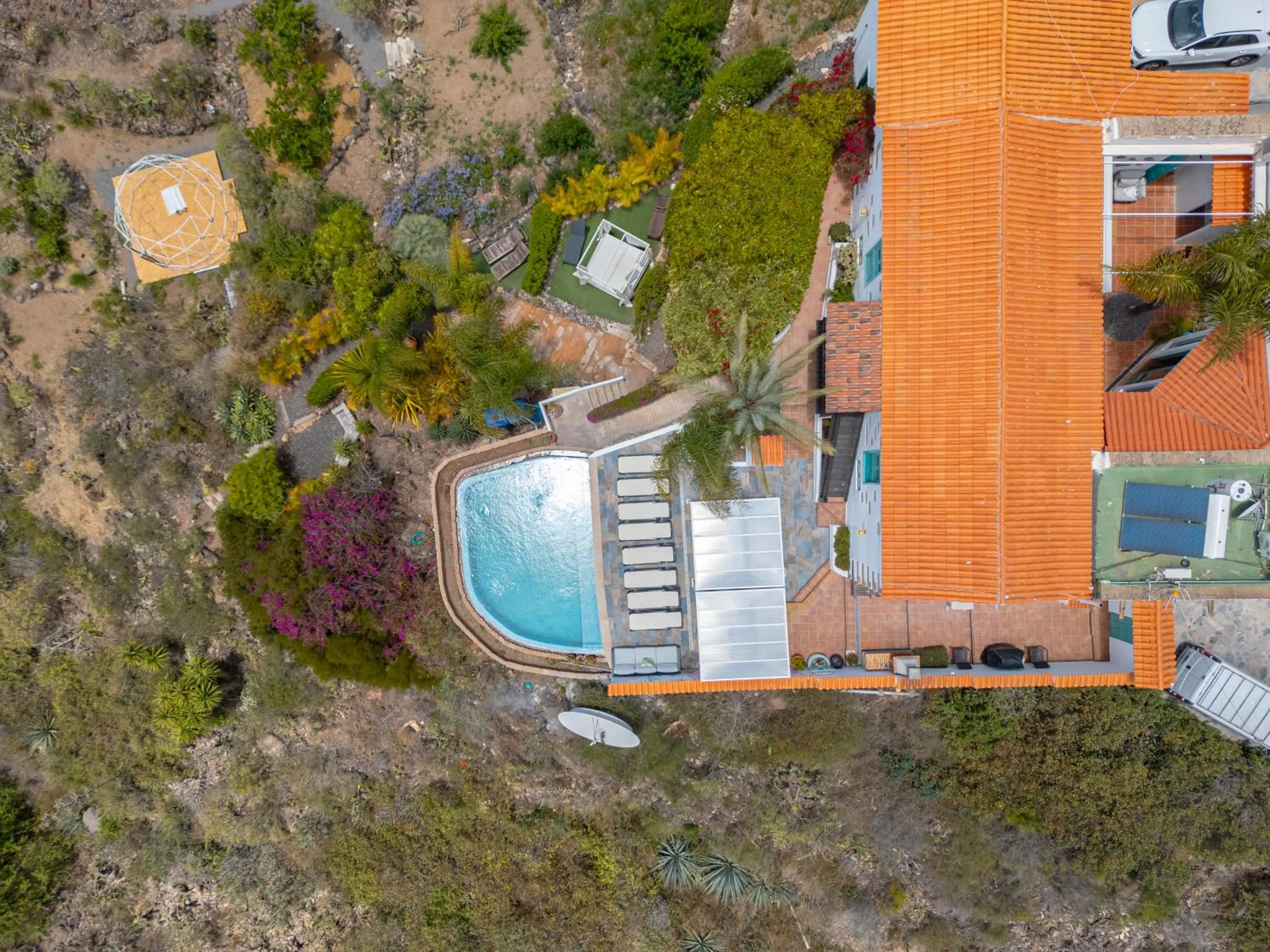 Natural landscape in Jardines de Tamaide