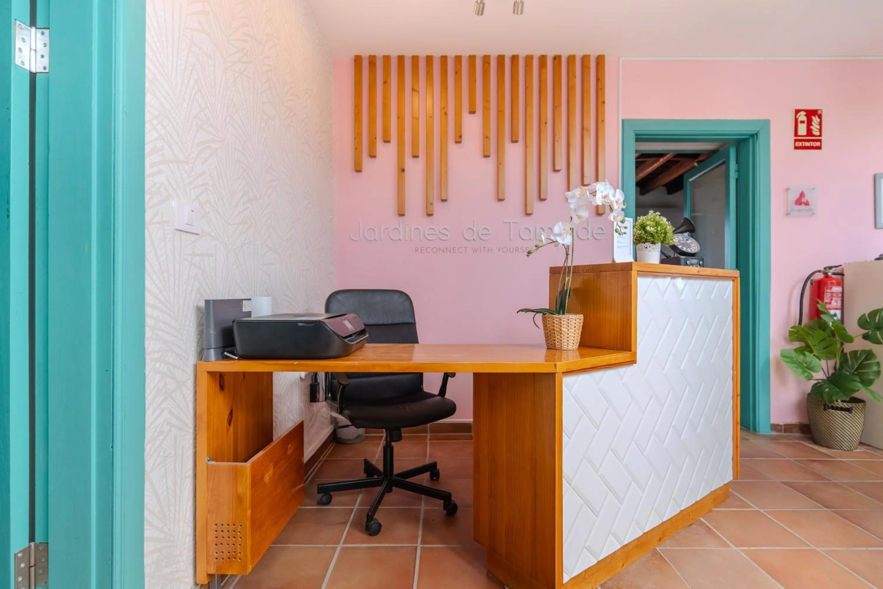 Lobby or reception in Jardines de Tamaide