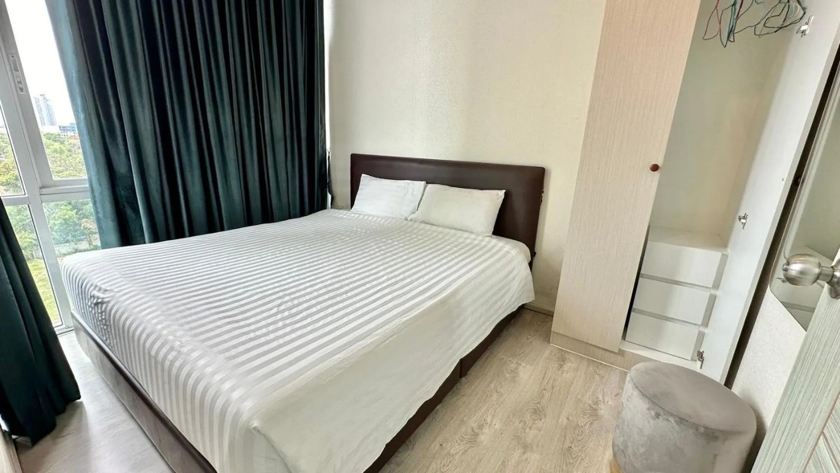 Bed in The Grand Jomtien Condo