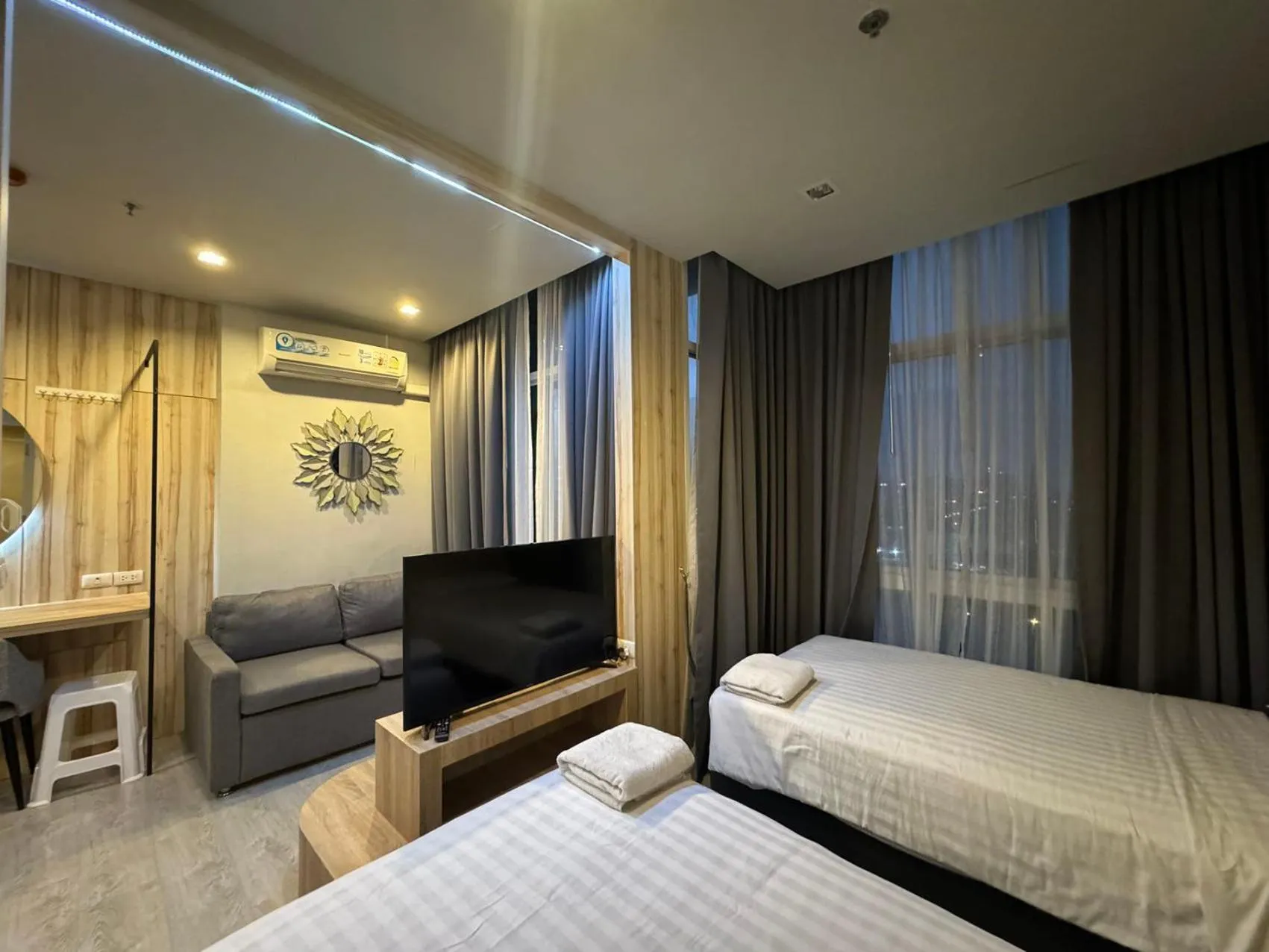 Bed in The Grand Jomtien Condo