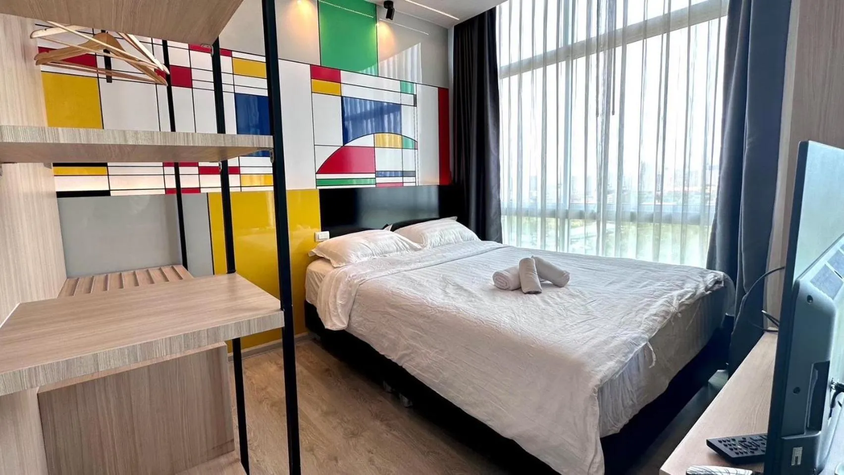 Bed in The Grand Jomtien Condo