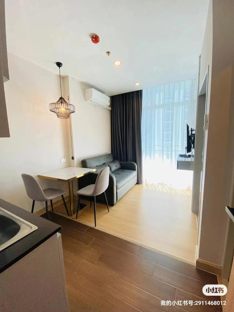 Living room in The Grand Jomtien Condo