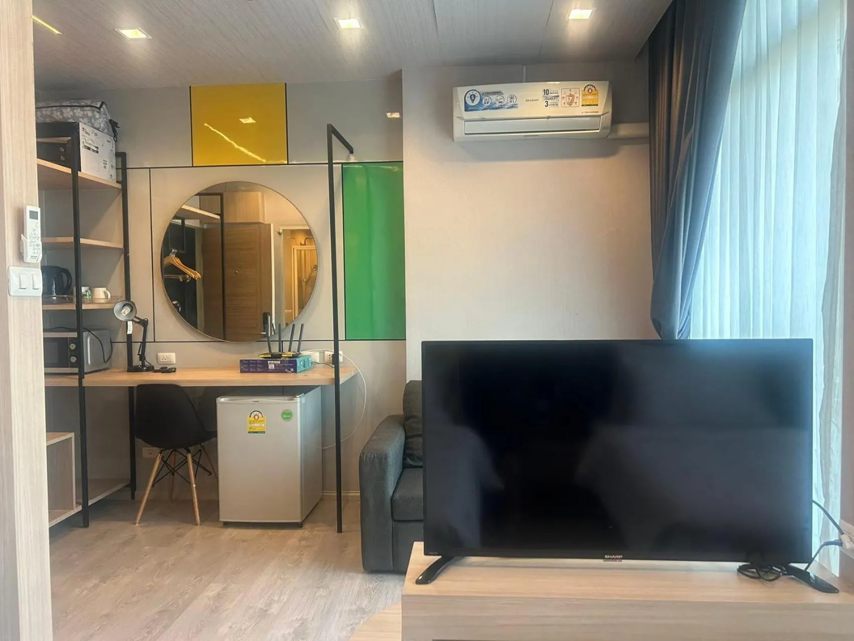 Living room in The Grand Jomtien Condo