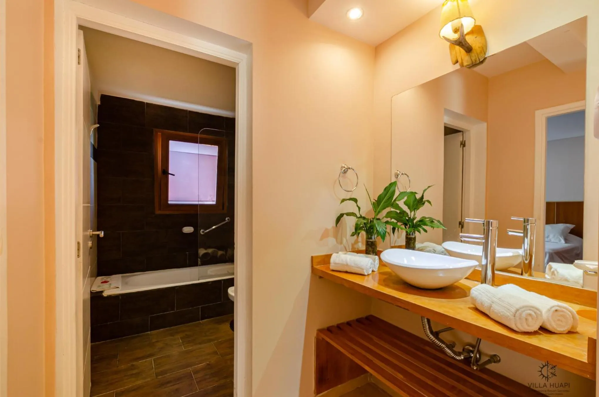 Bathroom in Villa Huapi