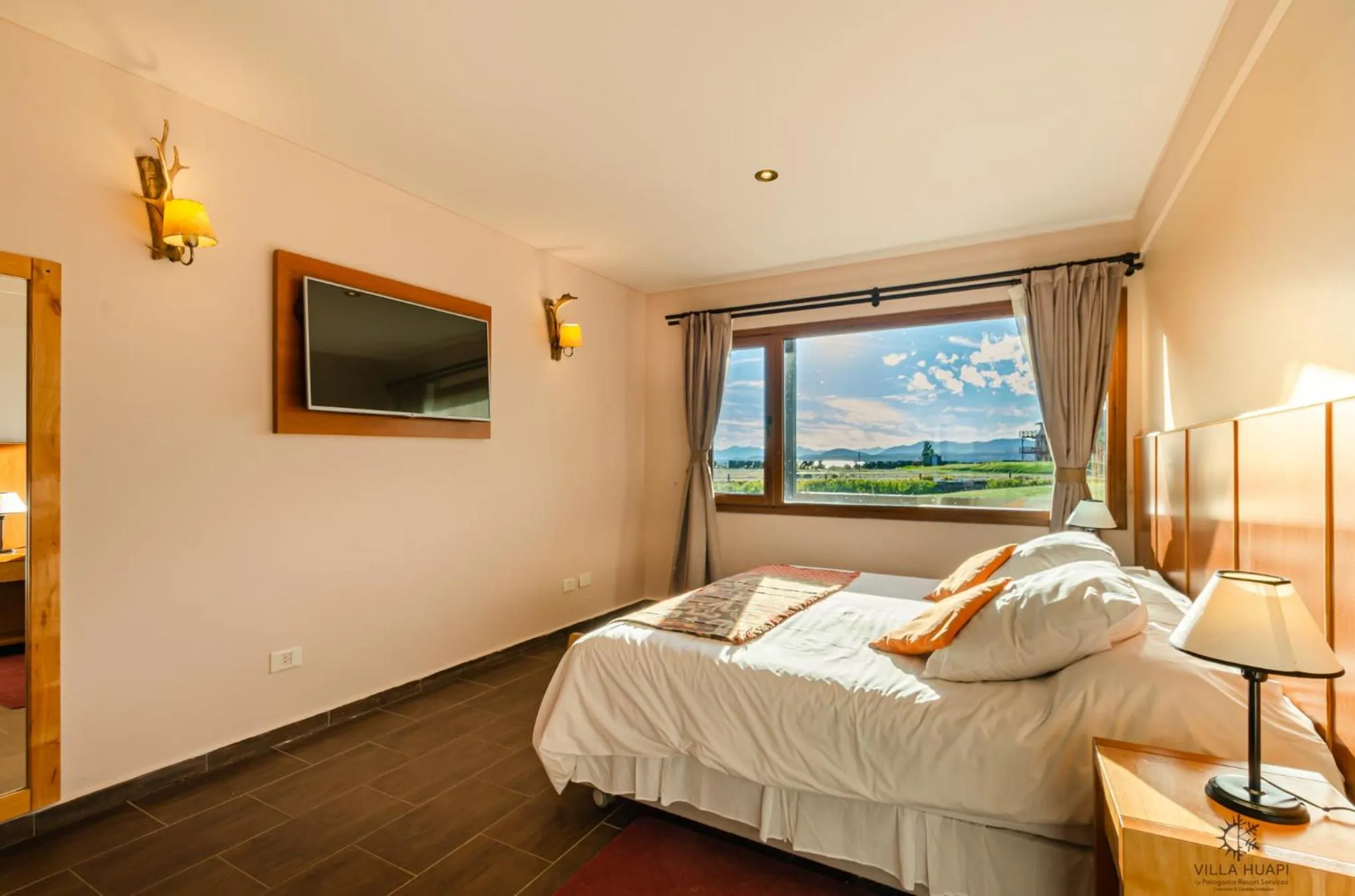 Bedroom, Bed in Villa Huapi