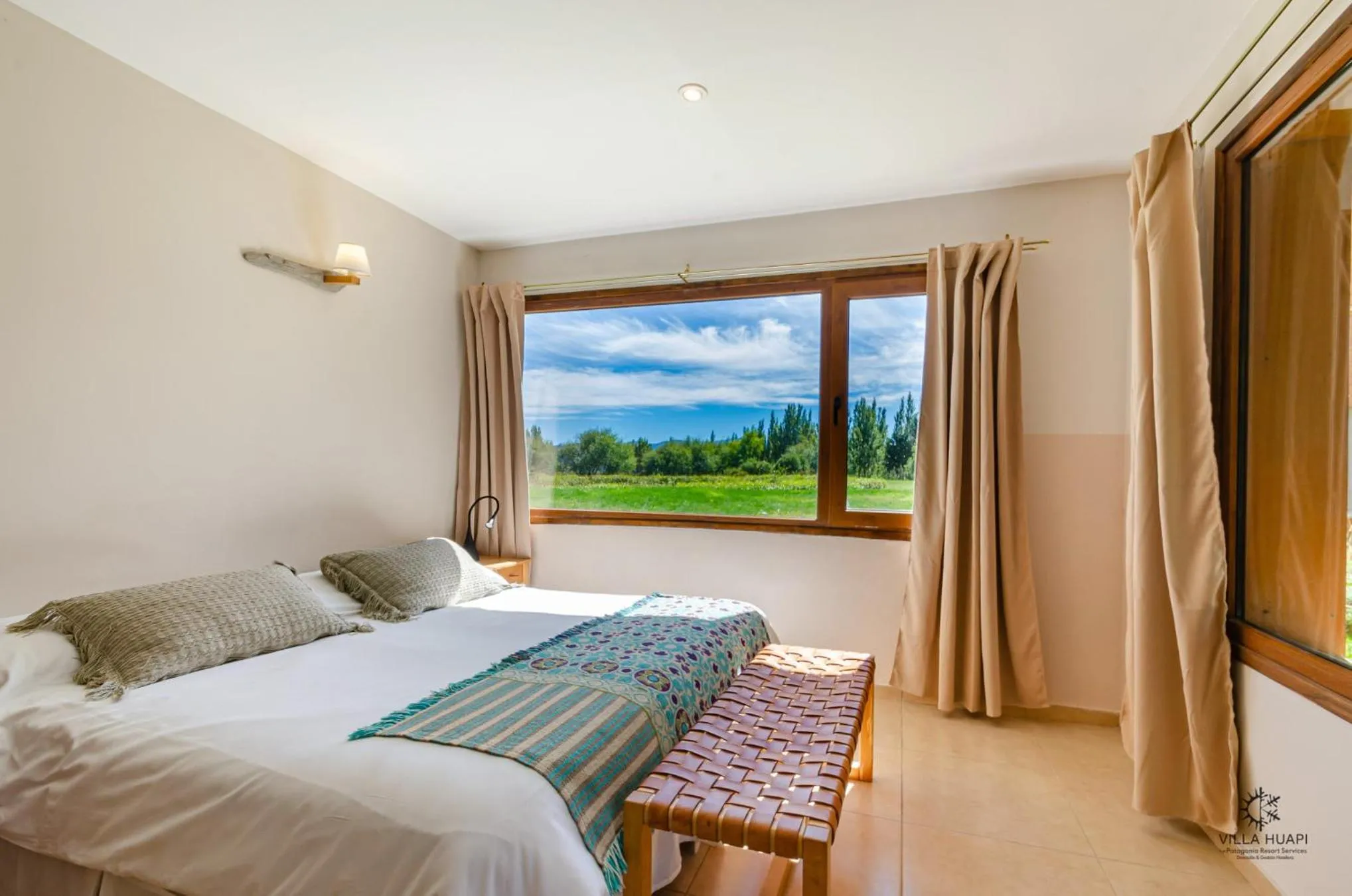 Bedroom, Bed in Villa Huapi