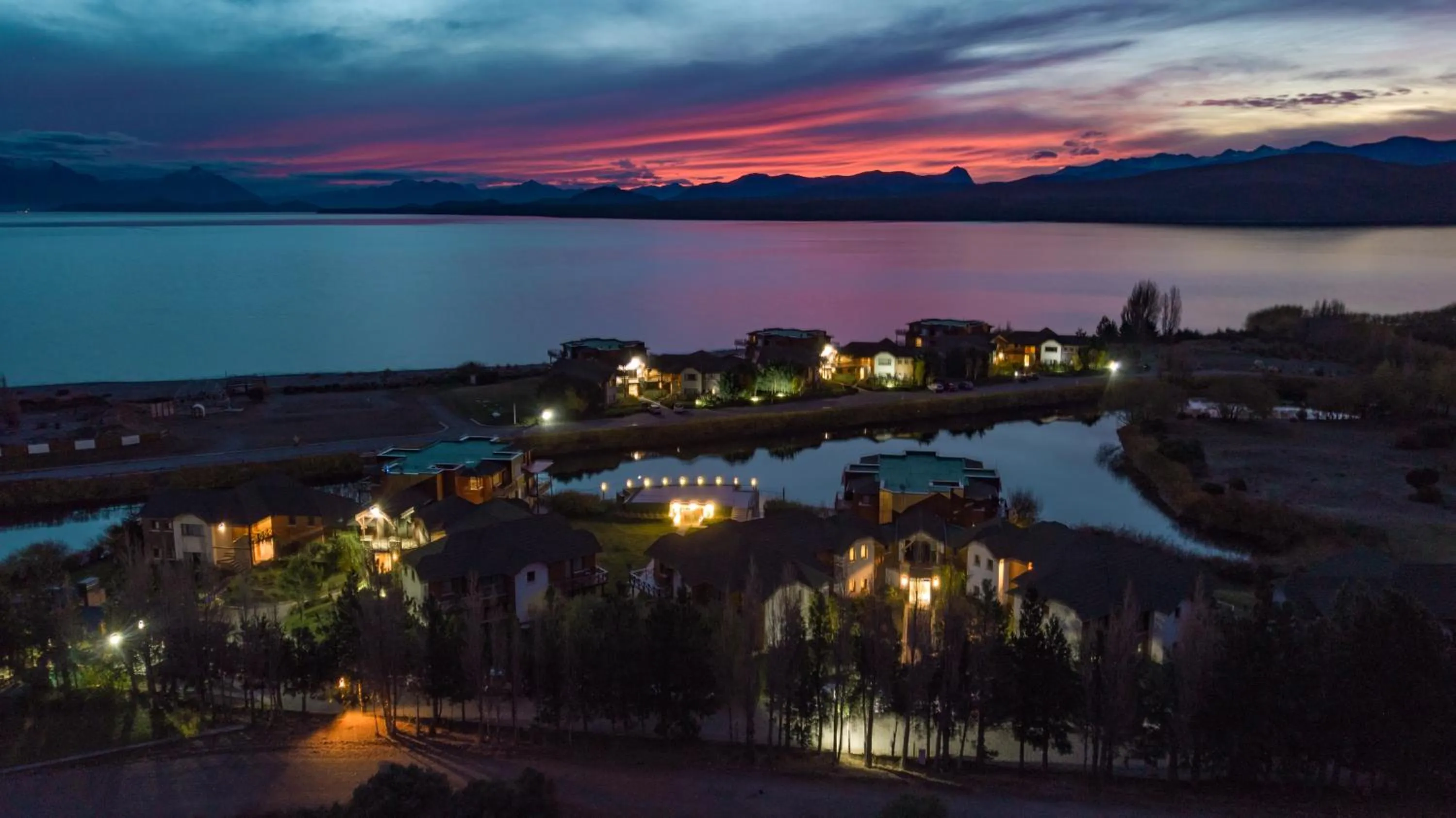 Bird's eye view in Villa Huapi