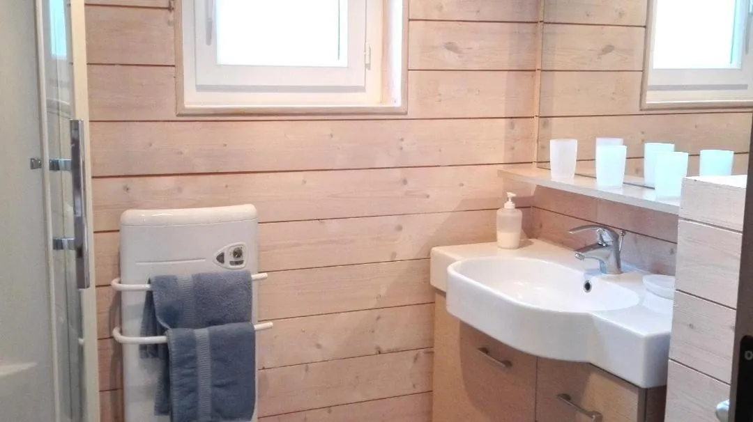 Bathroom in Chambres d'Hôtes du Clos de la Touche - Piscine chauffée