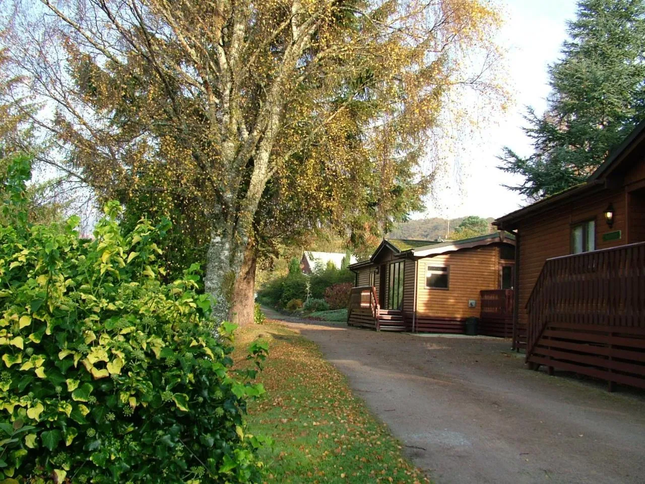 Garden in Linnhe Lochside Holidays