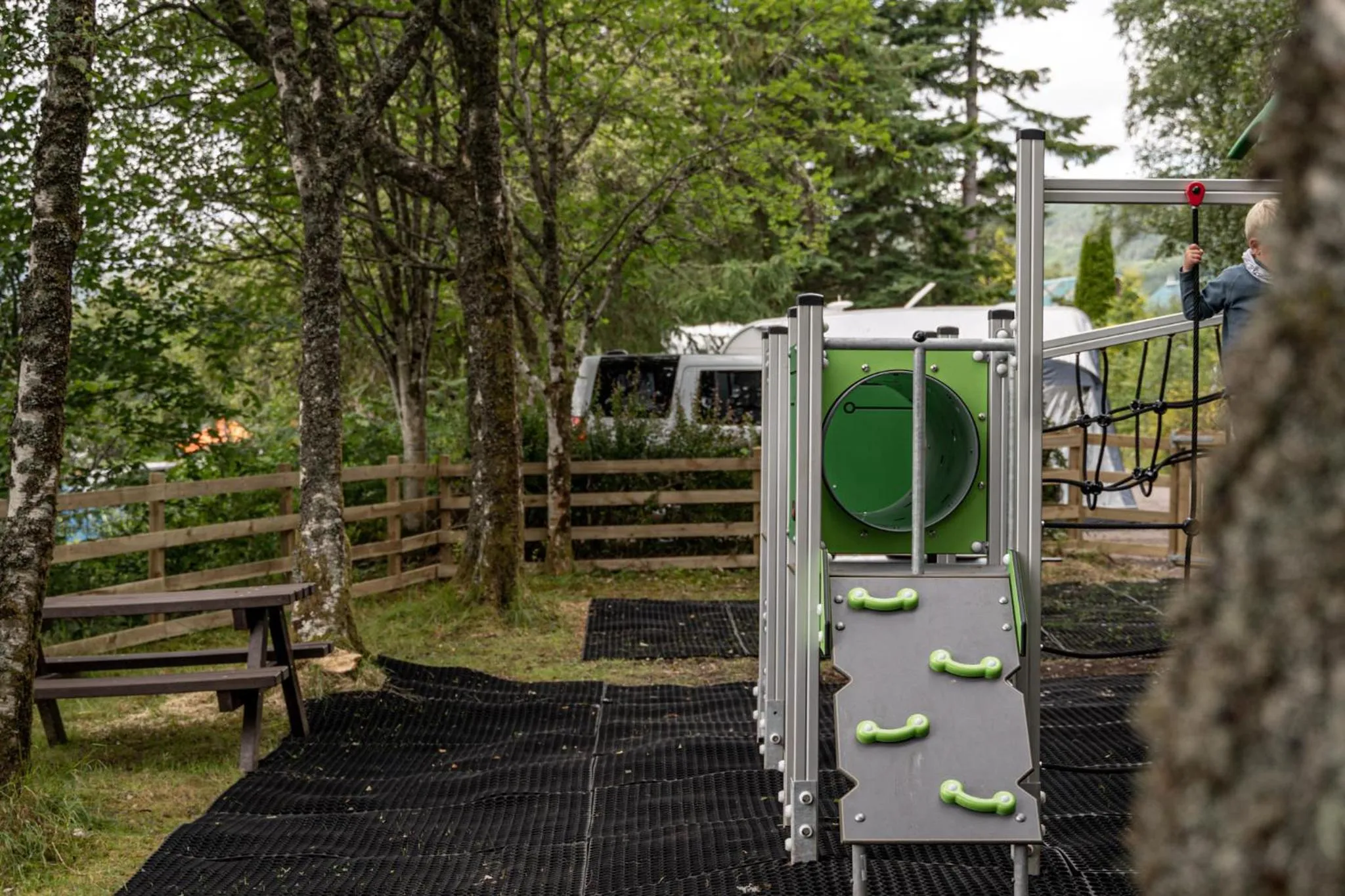 Children play ground in Linnhe Lochside Holidays
