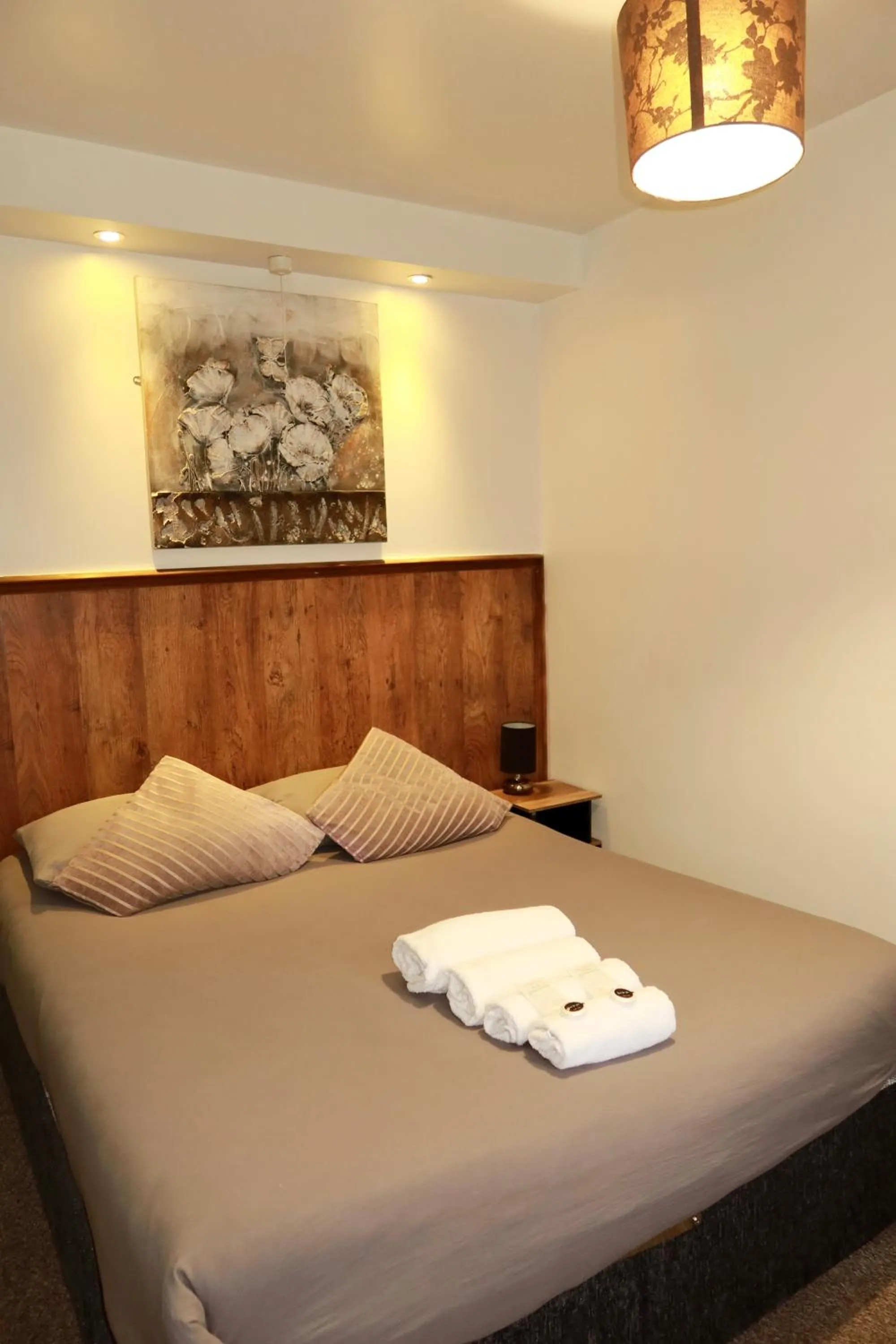 Bed in Riverside Hotel