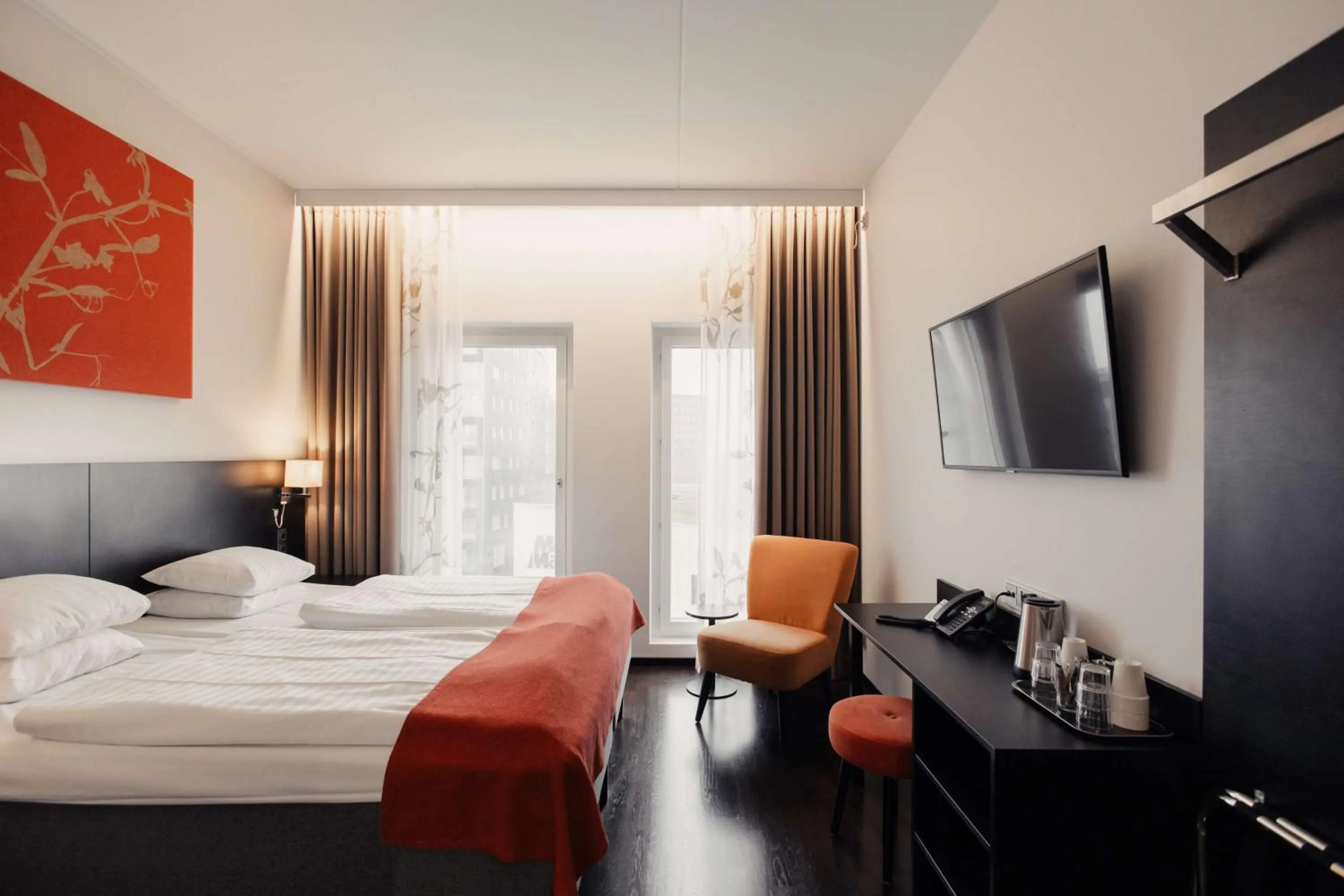 Bedroom, Bed in Best Western Malmo Arena Hotel