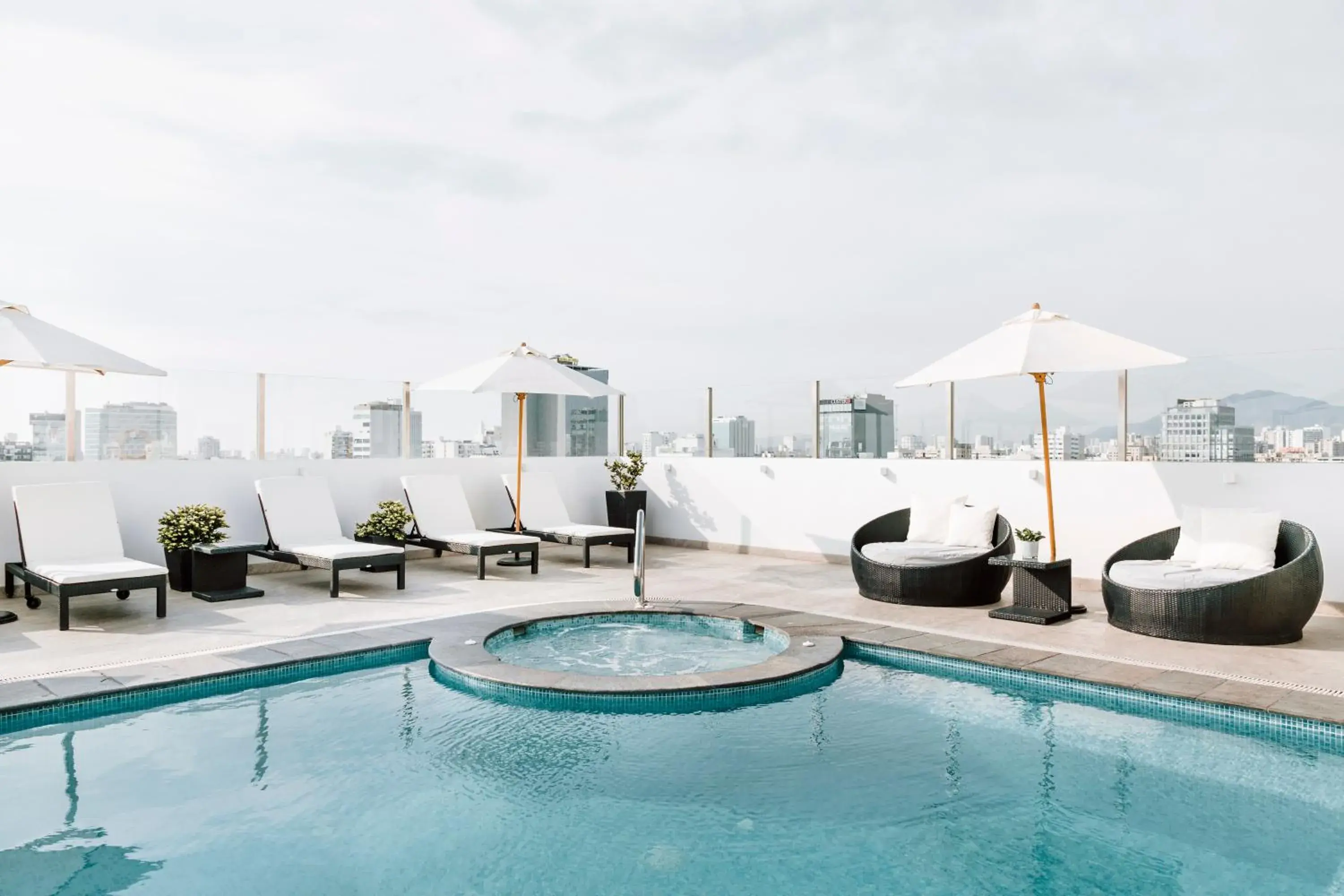 Pool view in Wyndham Costa del Sol Lima City Pool view in Wyndham Costa del Sol Lima City