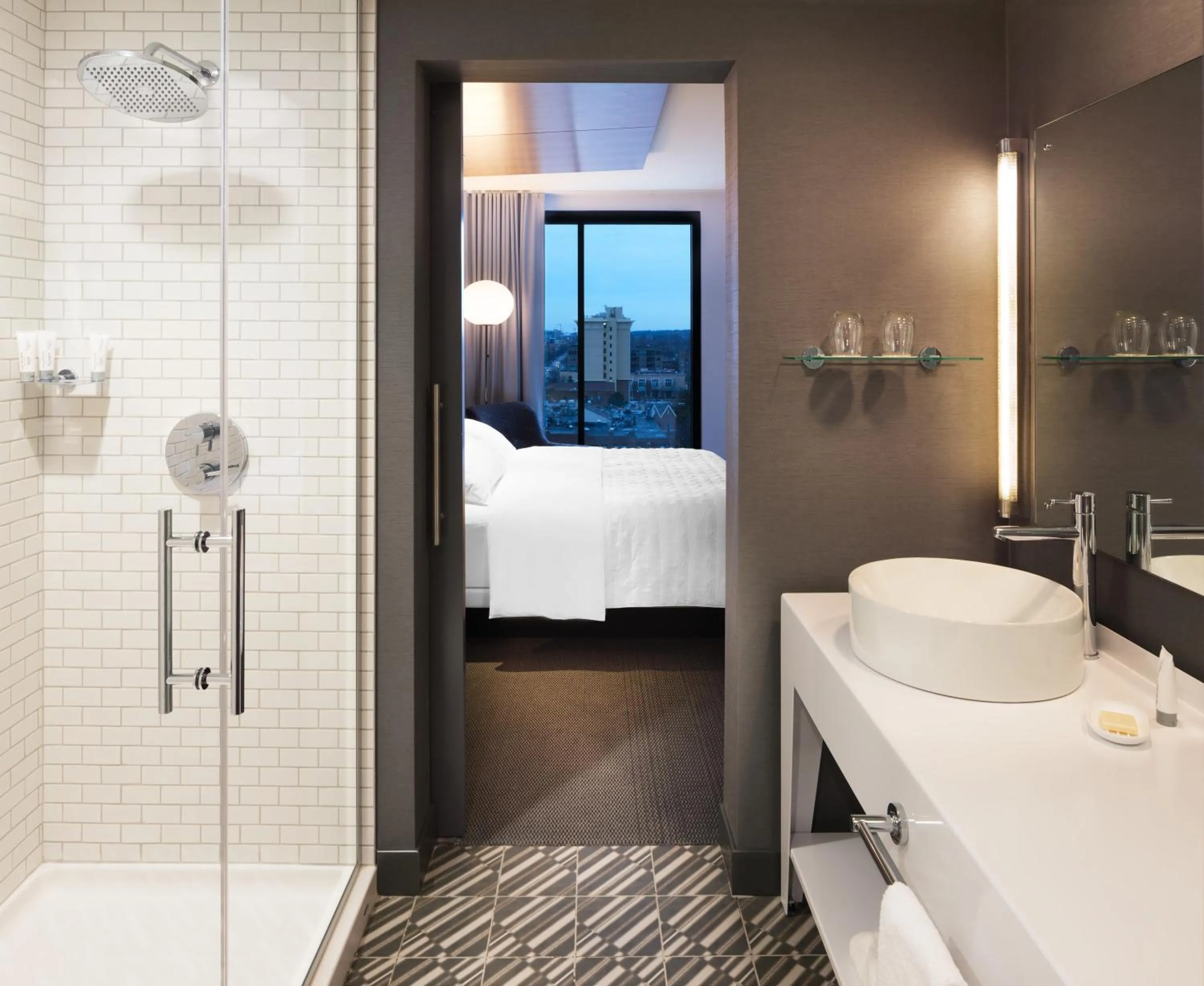 Bathroom in Le Meridien Columbus, The Joseph