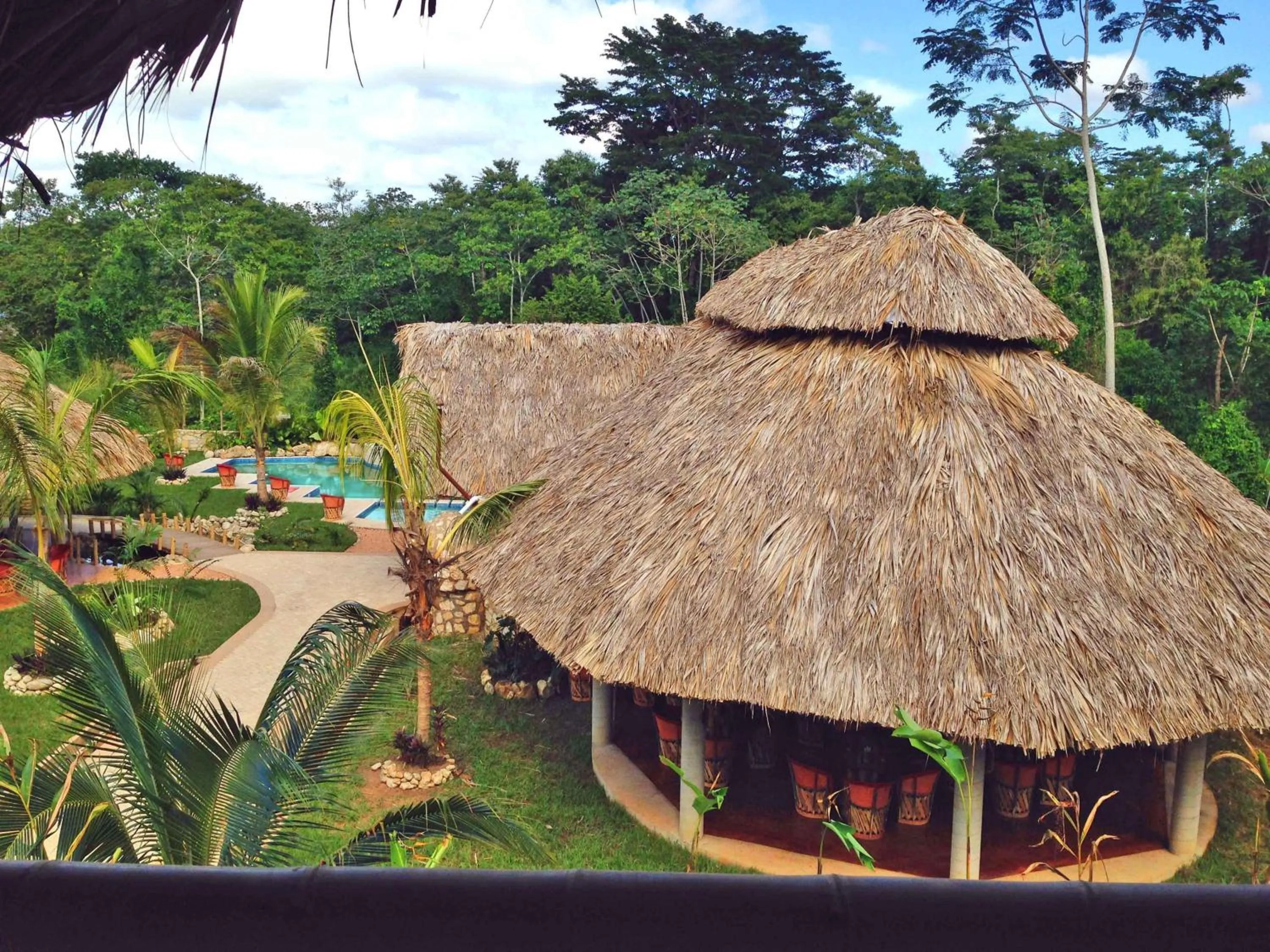 Facade/entrance in AXKAN PALENQUE, ALBERCAS, GASTRONOMIA MAR y TIERRA & TRAVEL AGENCY