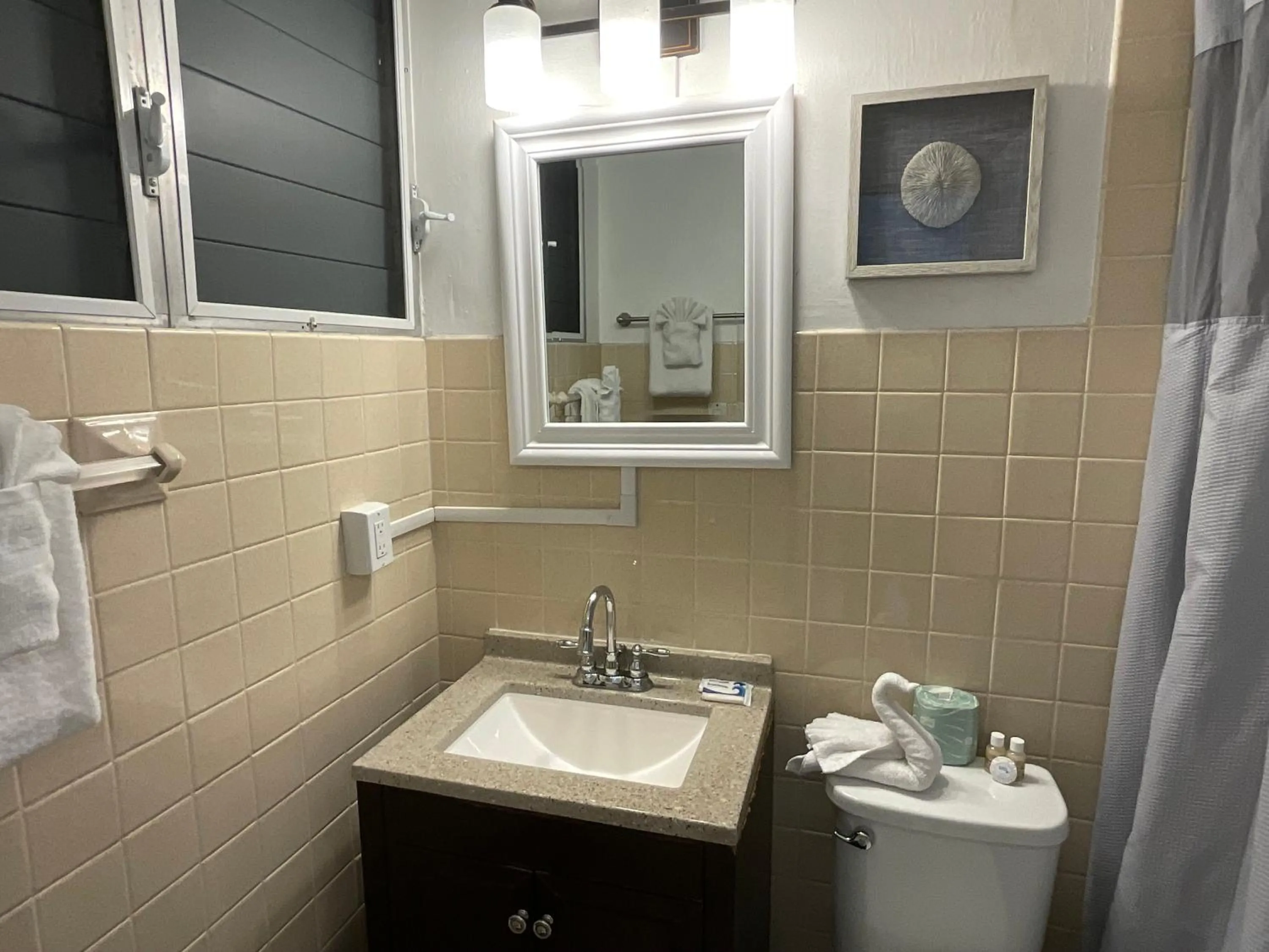 Bathroom in The Frederiksted Hotel