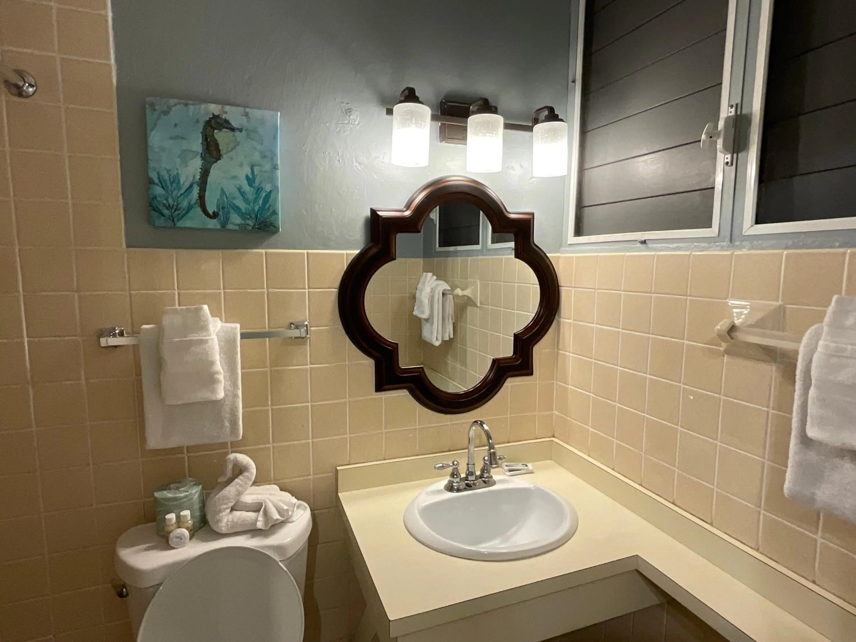 Bathroom in The Frederiksted Hotel
