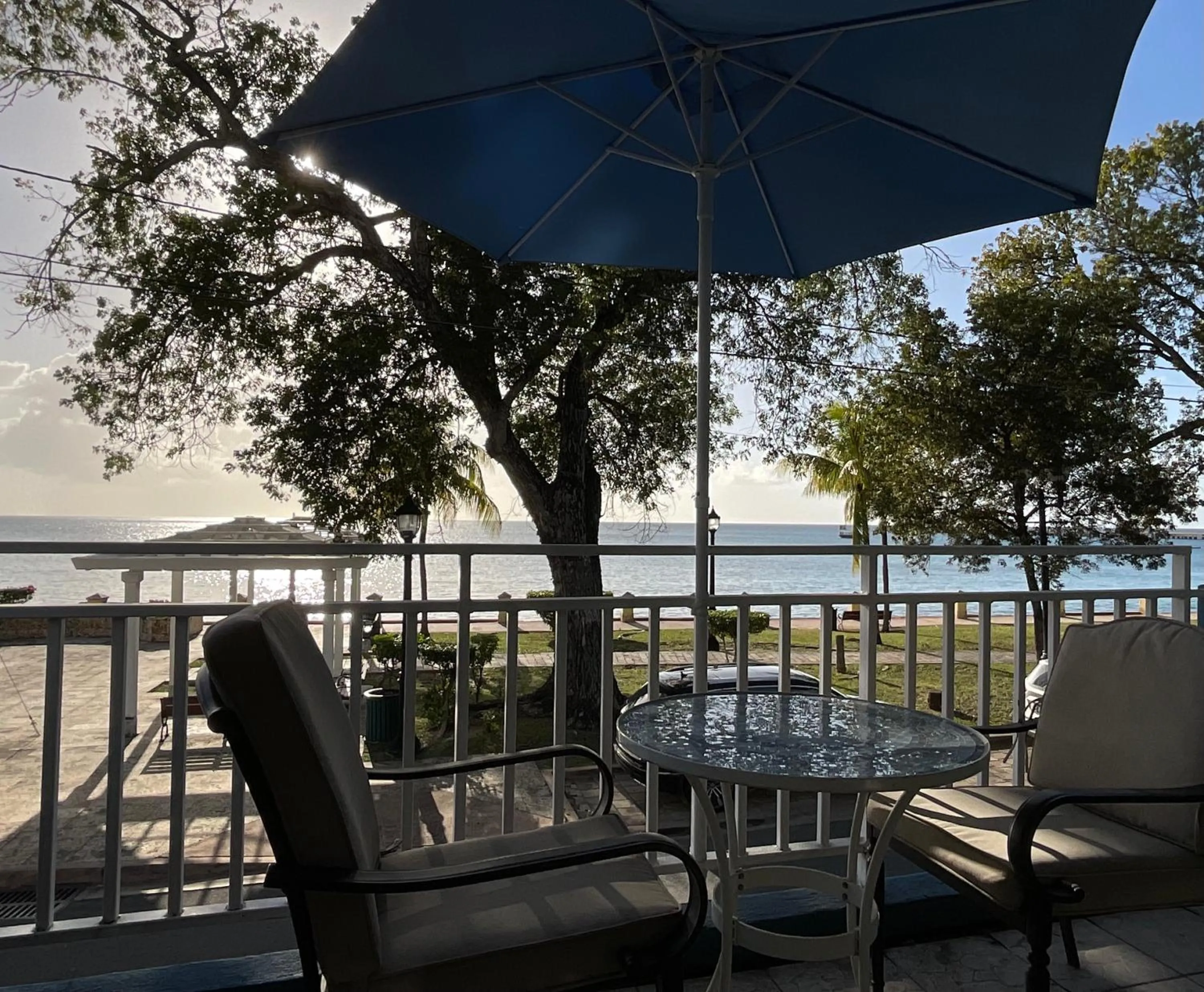 Balcony/Terrace in The Frederiksted Hotel