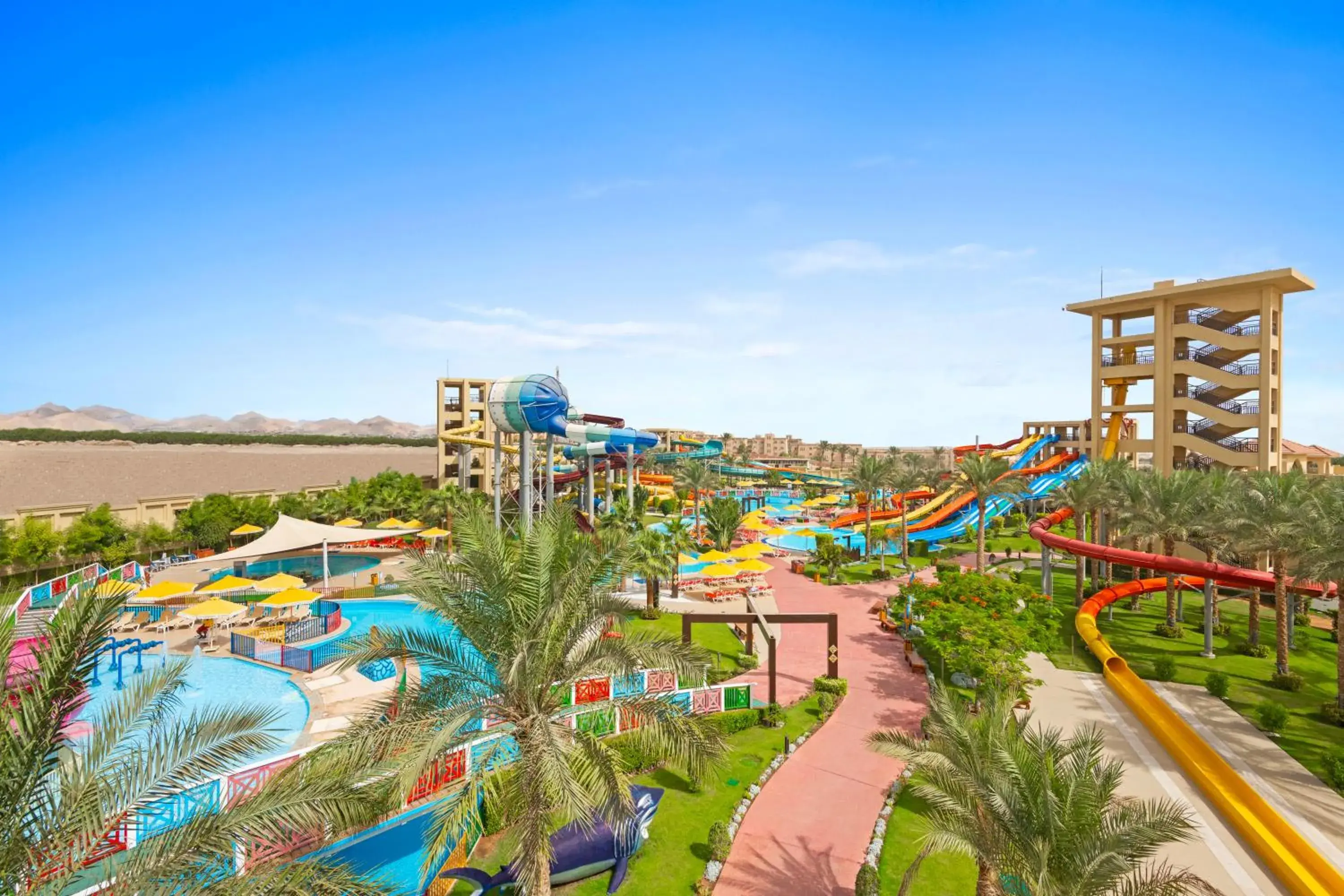 Aqua park, Pool View in Rixos Premium Seagate - Ultra All Inclusive