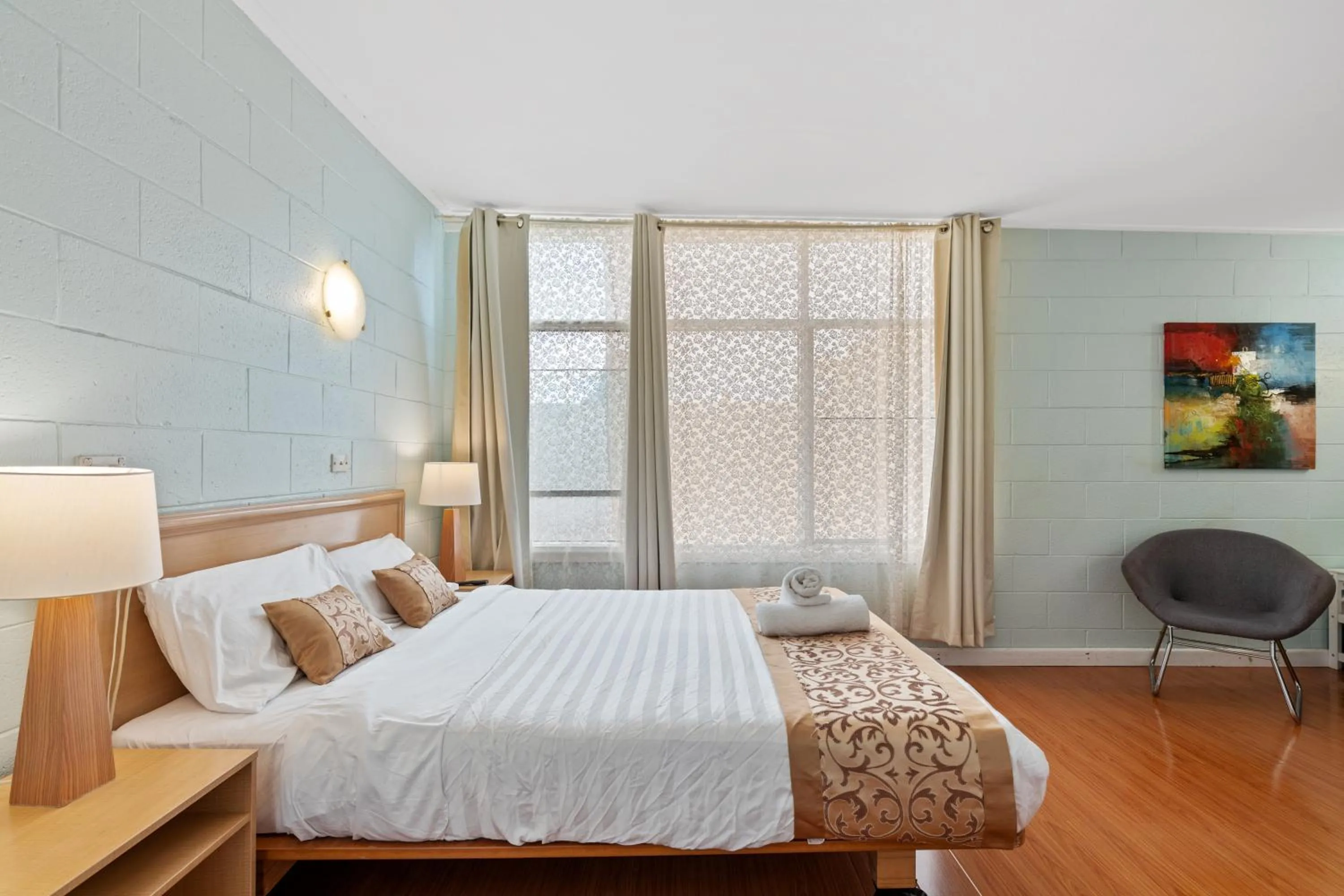 Bed in Gazebo Motor Inn - Strathmerton