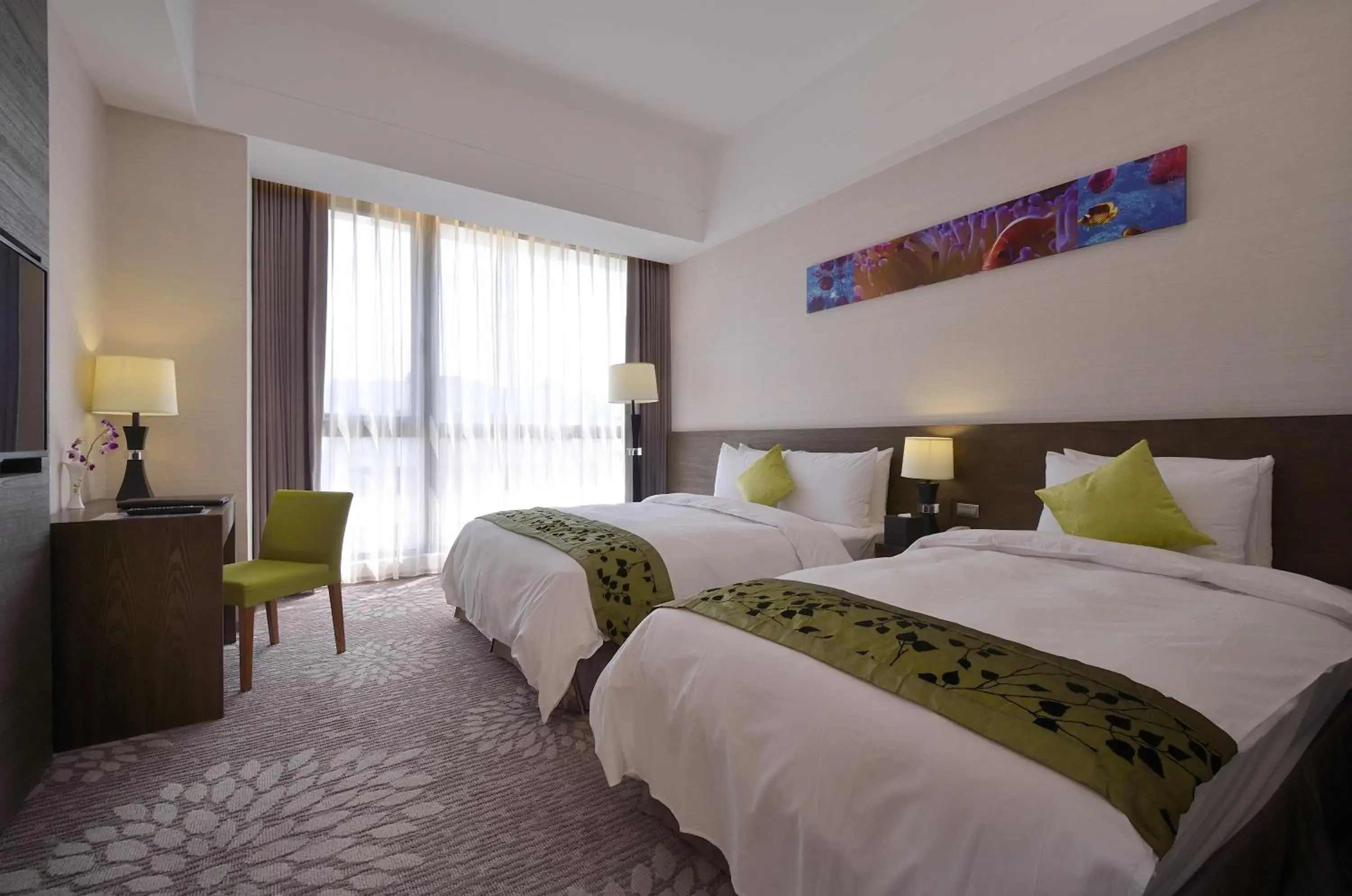 Photo of the whole room, Bed in Hoya Hotel Taitung Photo of the whole room, Bed in Hoya Hotel Taitung