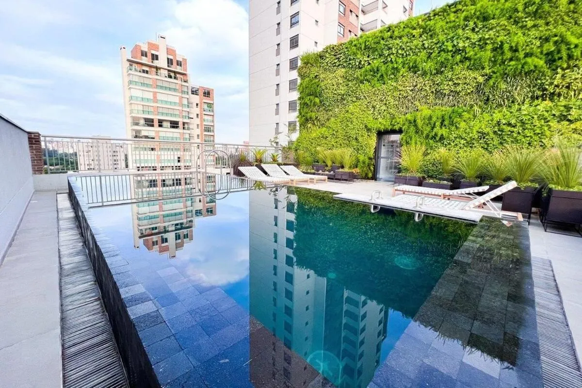 Swimming pool in Zainalofts7Moema ao lado metro, Ibira, CASV 702/1202