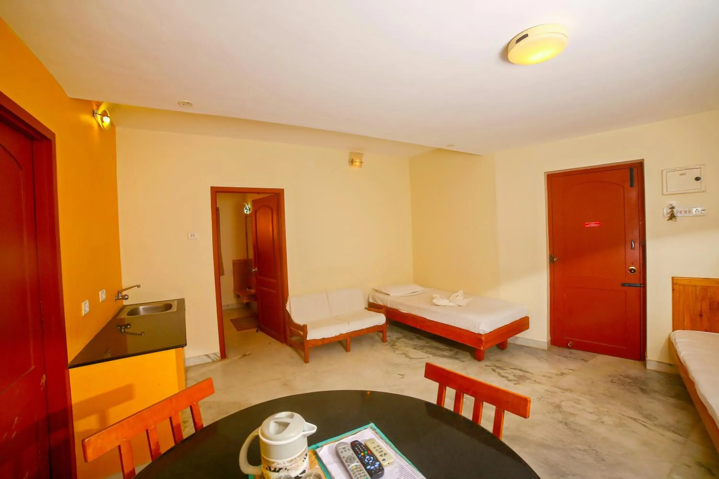 Patio, Bed in Sterling Arunai Anantha - Tiruvannamalai Patio, Bed in Sterling Arunai Anantha - Tiruvannamalai